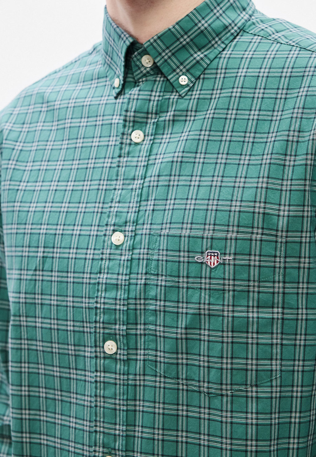 CHECK SHIRT - Shirt - green