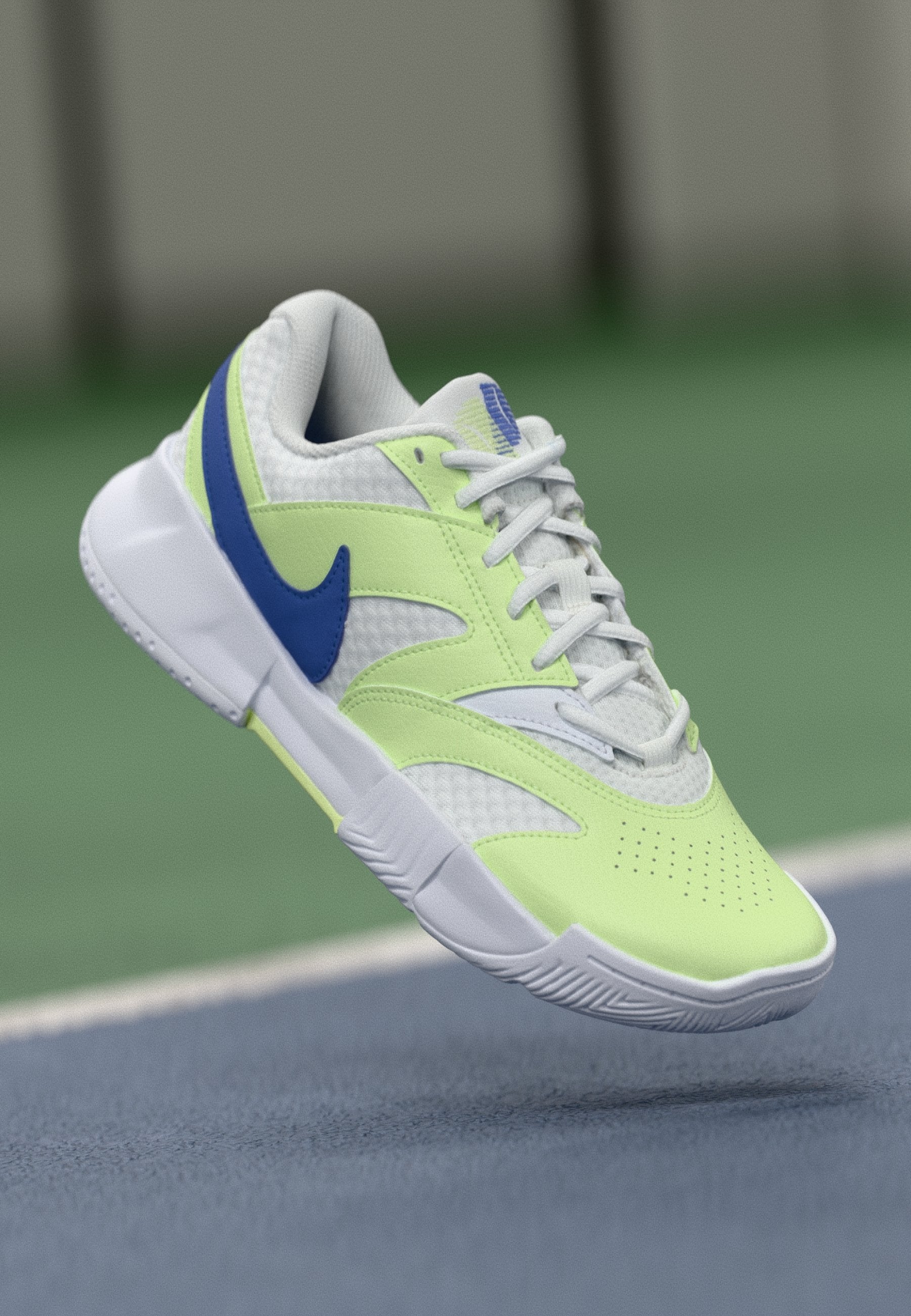 COURT LITE 4  - Multicourt tennis shoes - white/sapphire/light liquid lime