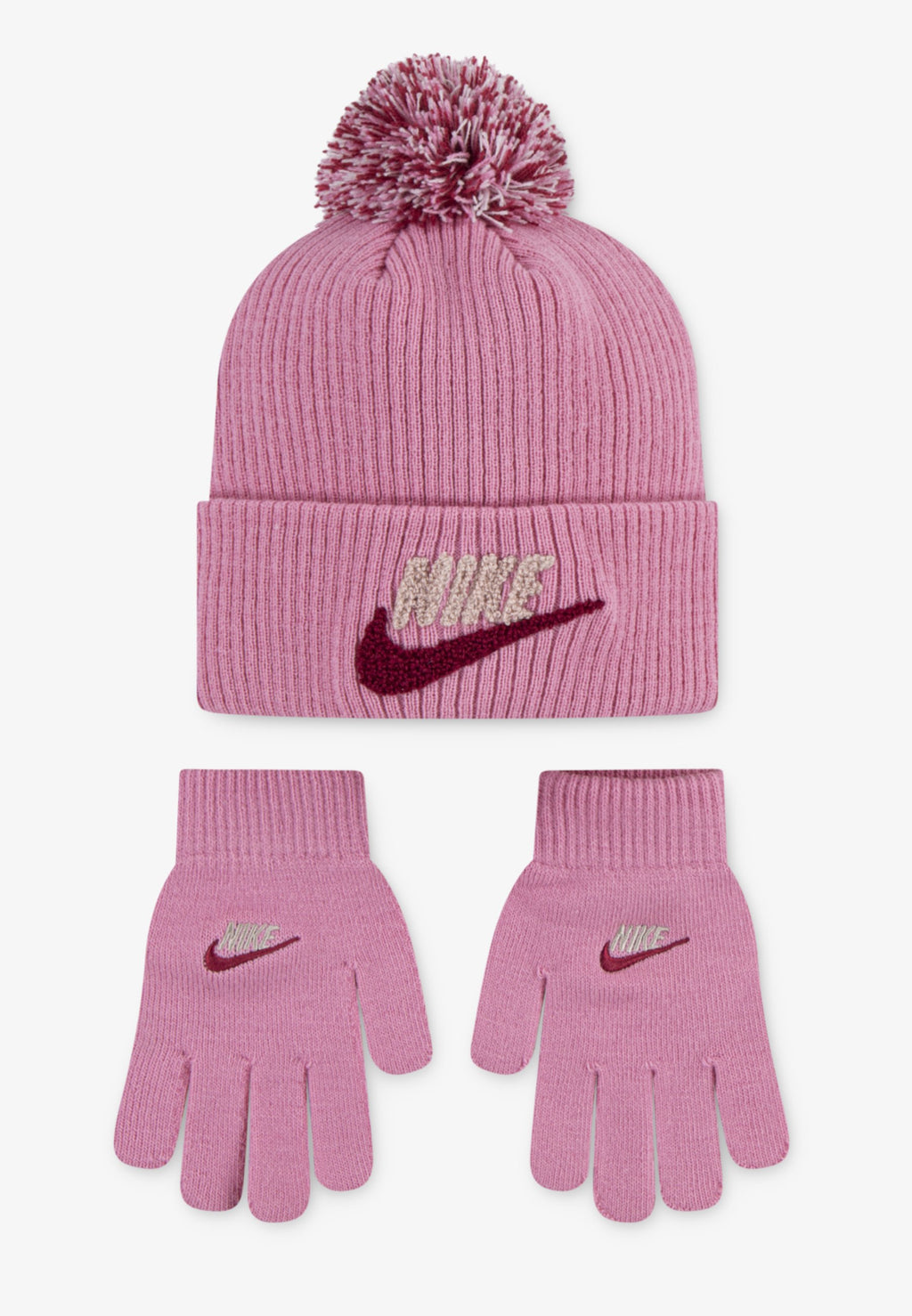 CLUB PEAK BEANIE UNISEX SET - Gloves - magic flamingo
