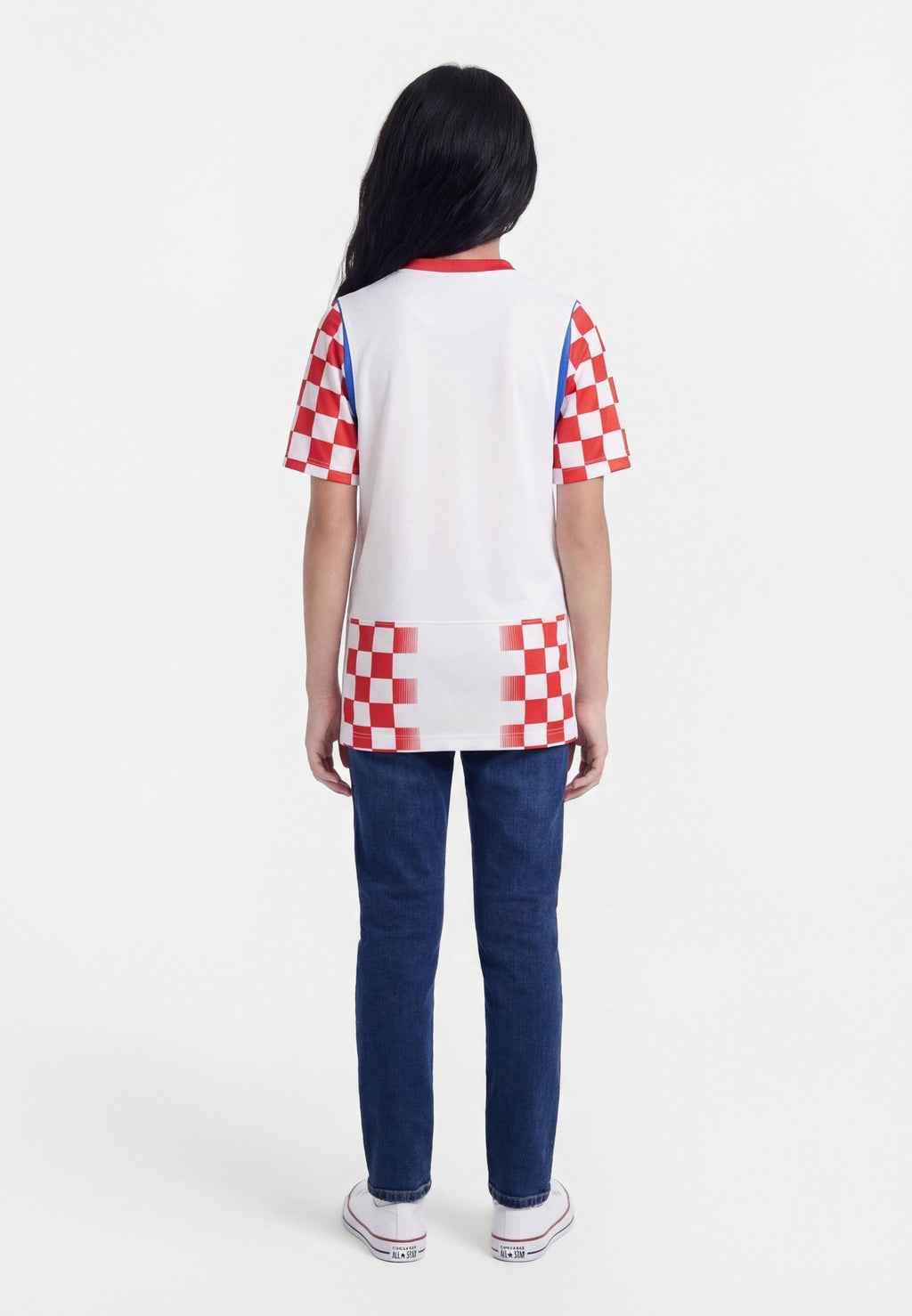 CROATIA STADIUM HOME UNISEX - Sports T-shirt - white/university red/hyper royal