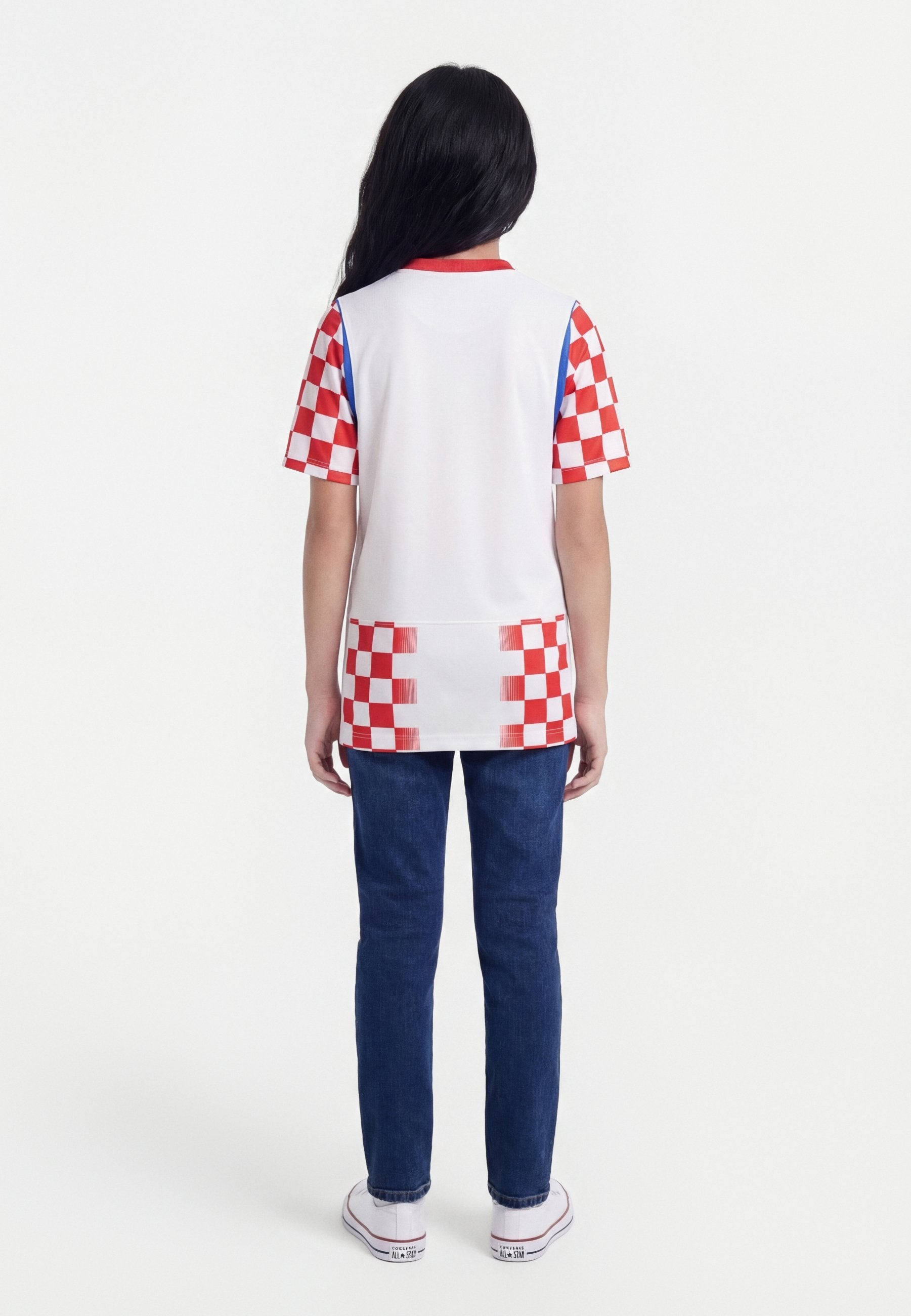 CROATIA STADIUM HOME UNISEX - Sports T-shirt - white/university red/hyper royal