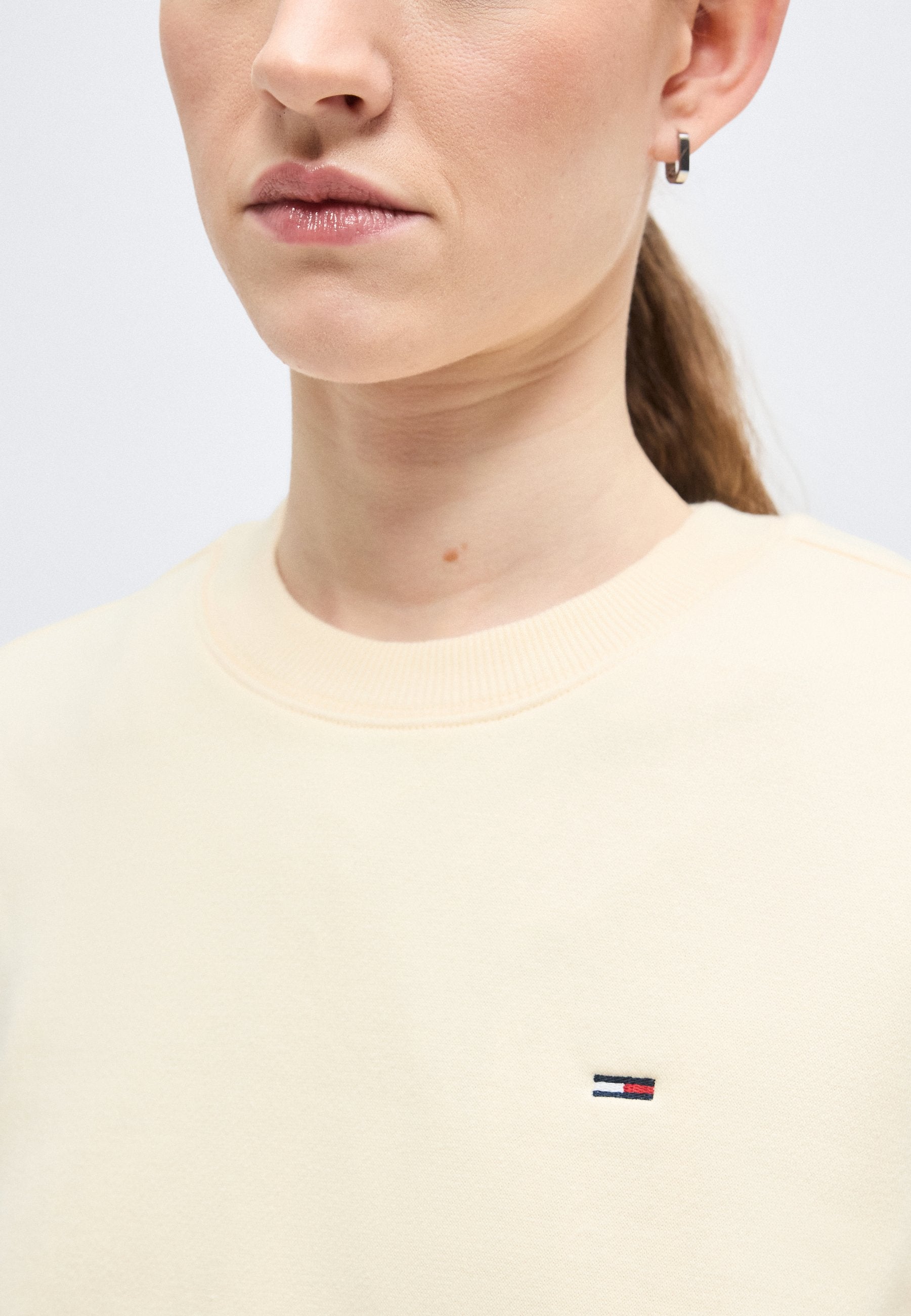 FLAG CREW - Sweatshirt - almost yellow