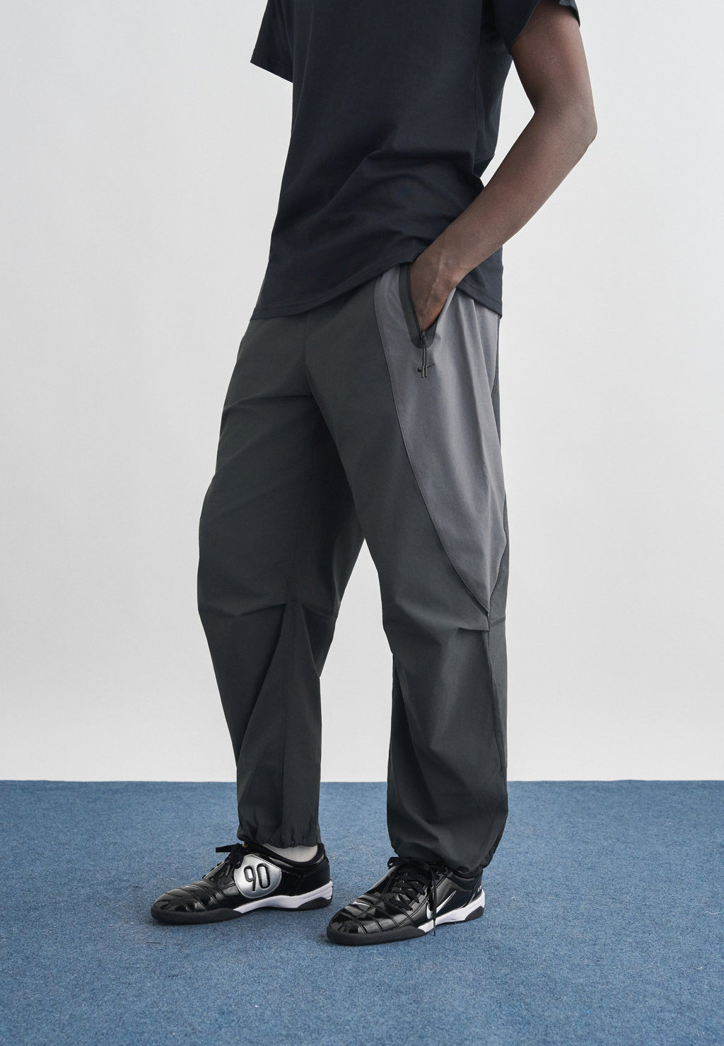 Tracksuit bottoms - anthracite/iron grey/black