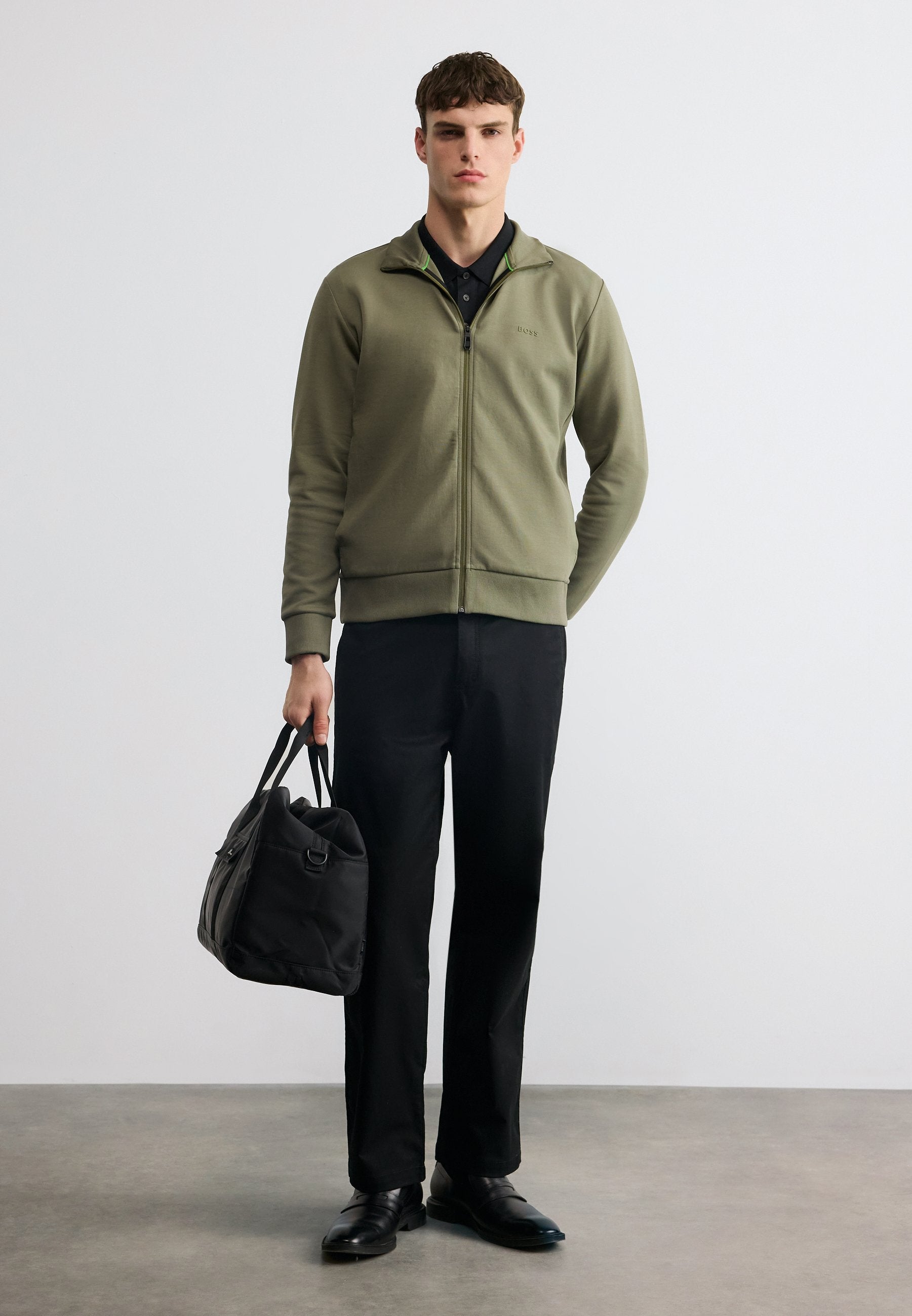 SKAZ - Zip-up sweatshirt - dark beige