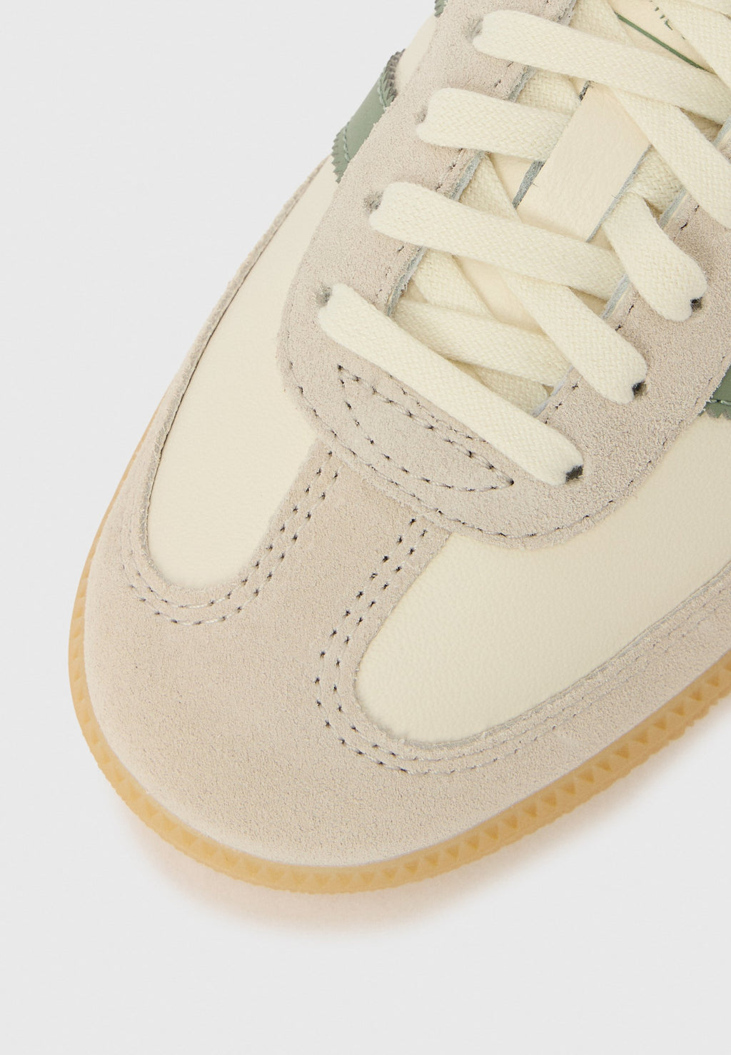 SAMBA OG UNISEX - Trainers - off-white/silver green/gum