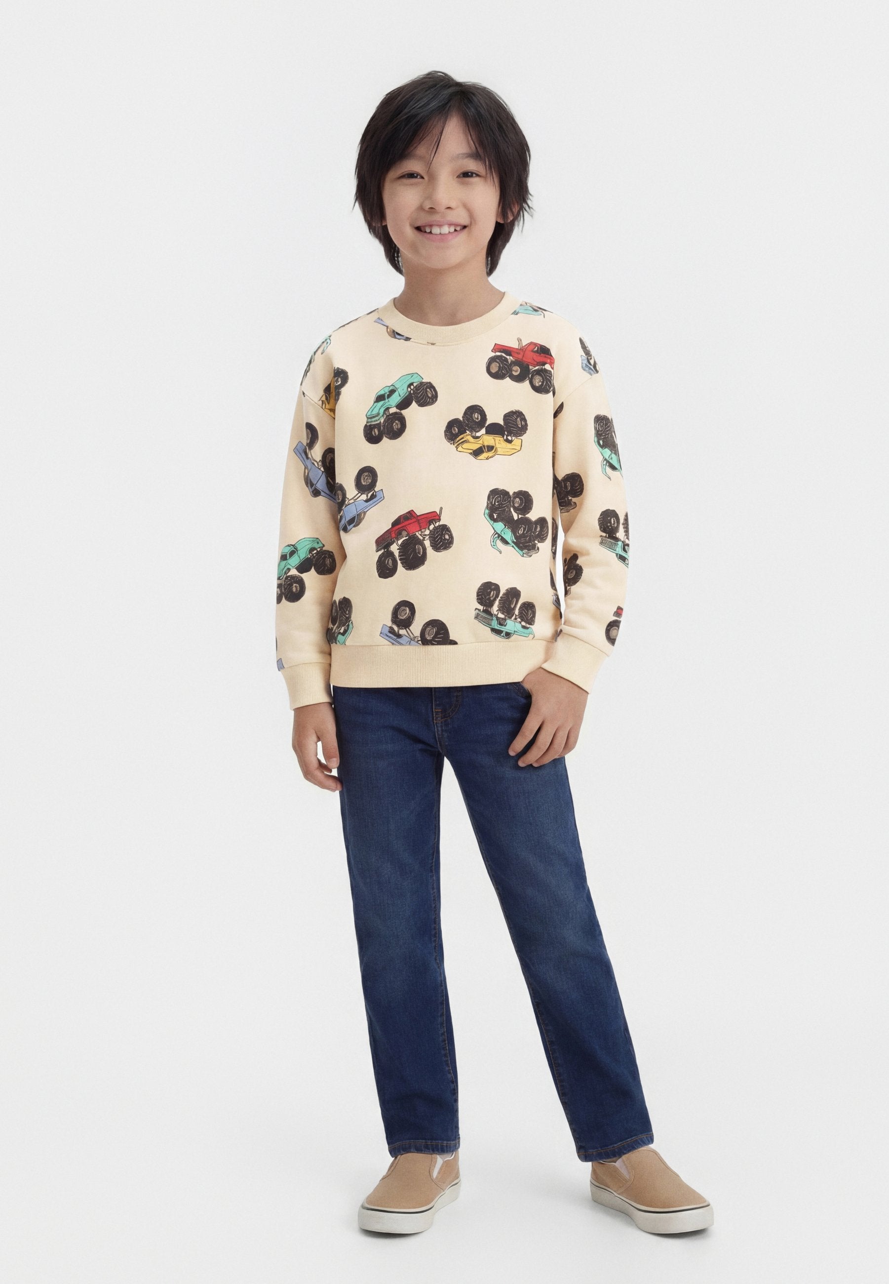 CREW - Sweatshirt - light cream