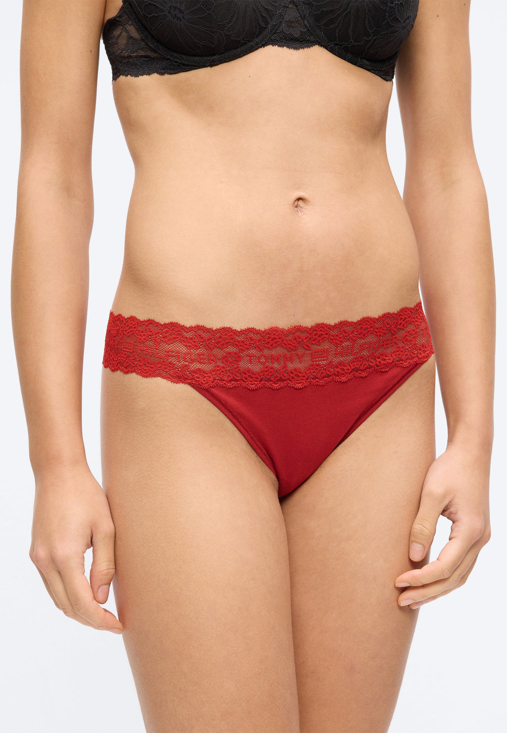 3-PACK DITSY LACE TANGA THONG - Thong - bonita pink/ivory/dark magma