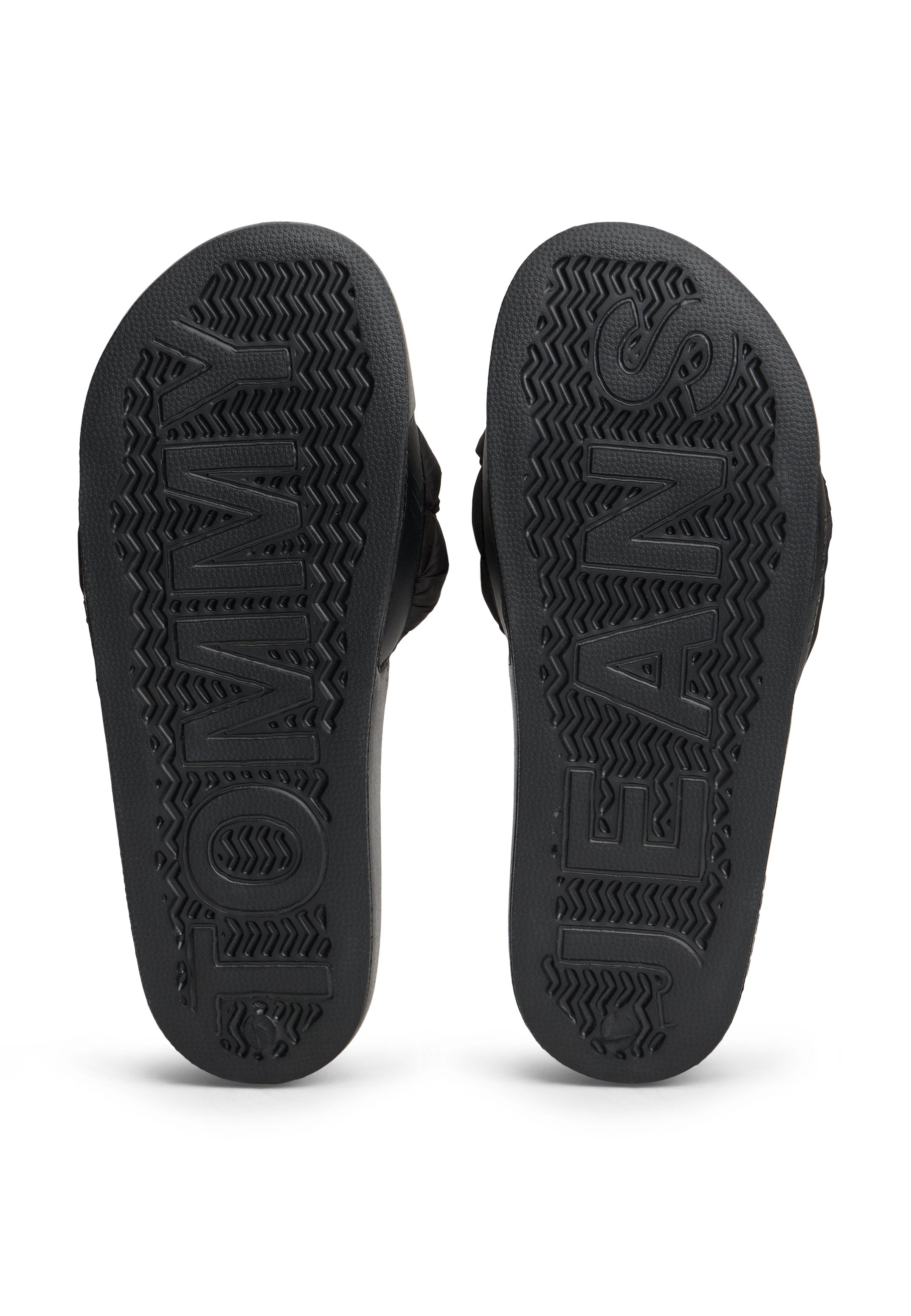 BRAIDED SLIDES - Mules - black