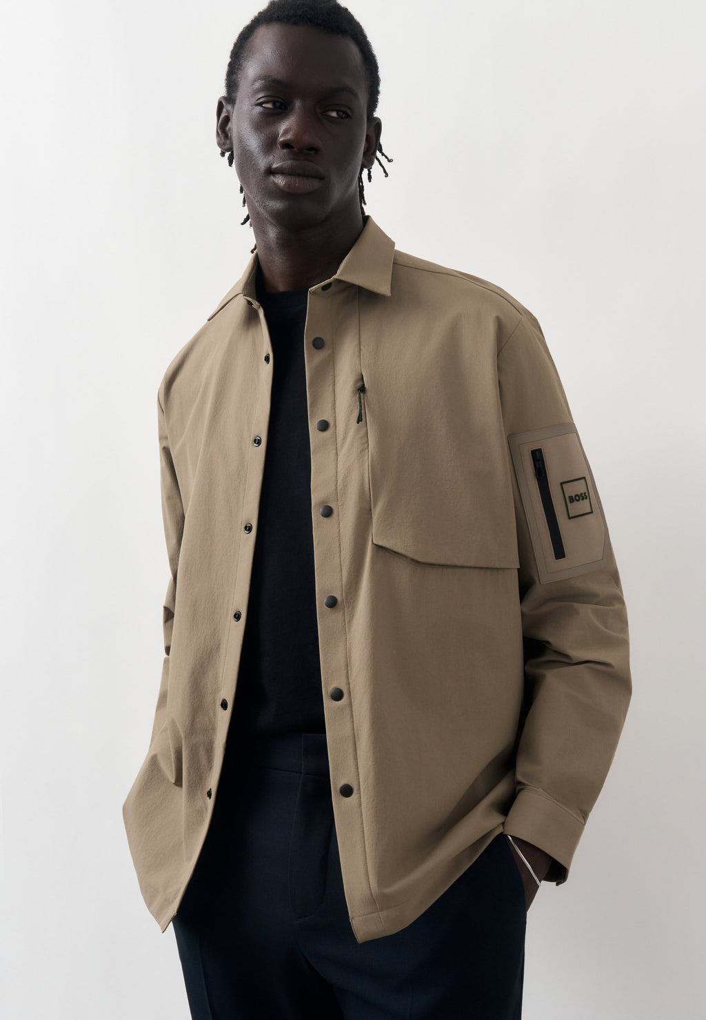 GLOBE HEXA - Summer jacket - taupe
