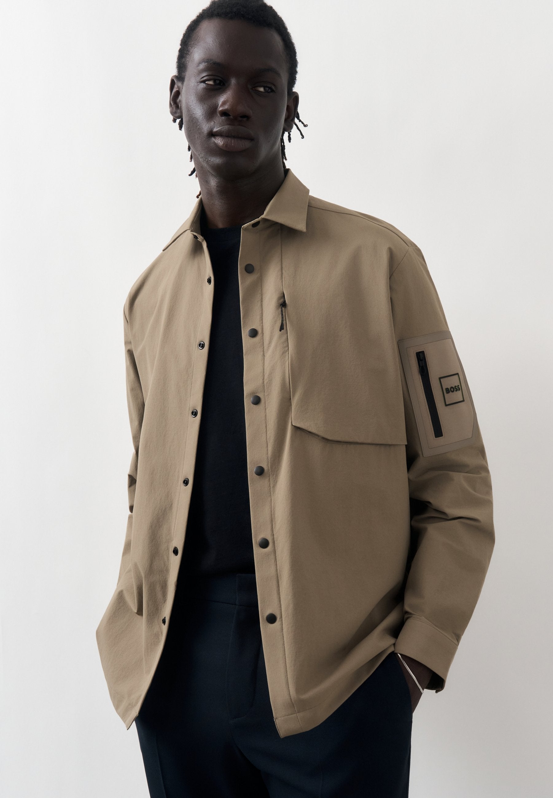 GLOBE HEXA - Summer jacket - taupe