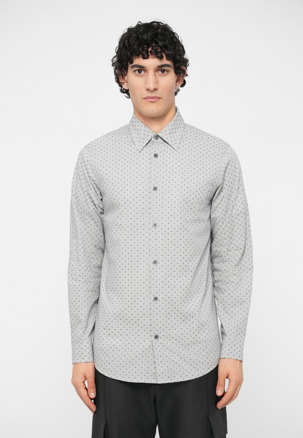 SHIRT REGULAR FIT - Shirt - grey