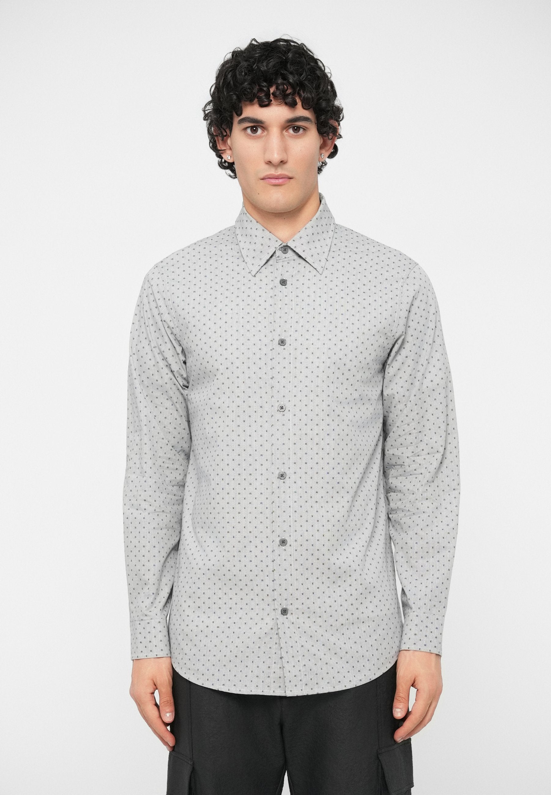 SHIRT REGULAR FIT - Shirt - grey