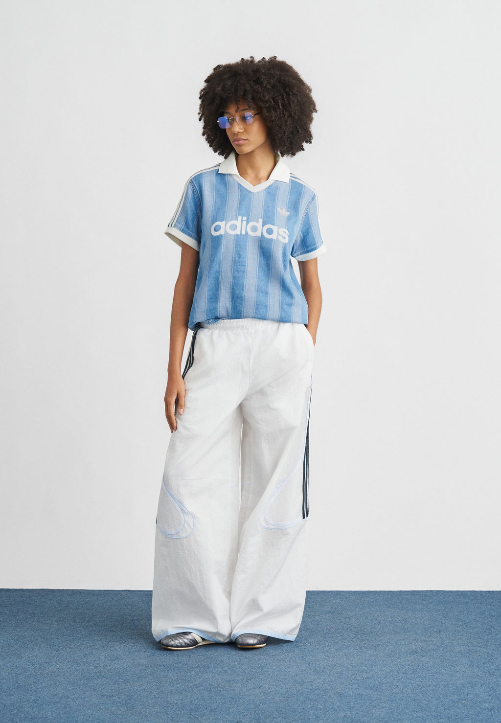 T-shirt imprimé - denim bleu