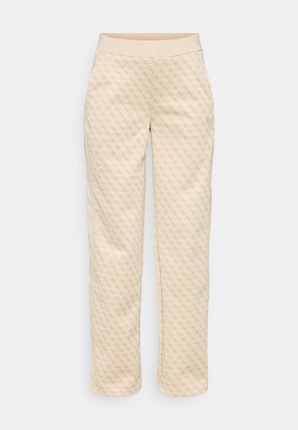 MAYA WIDE LEG PANTS - Tracksuit bottoms - beige