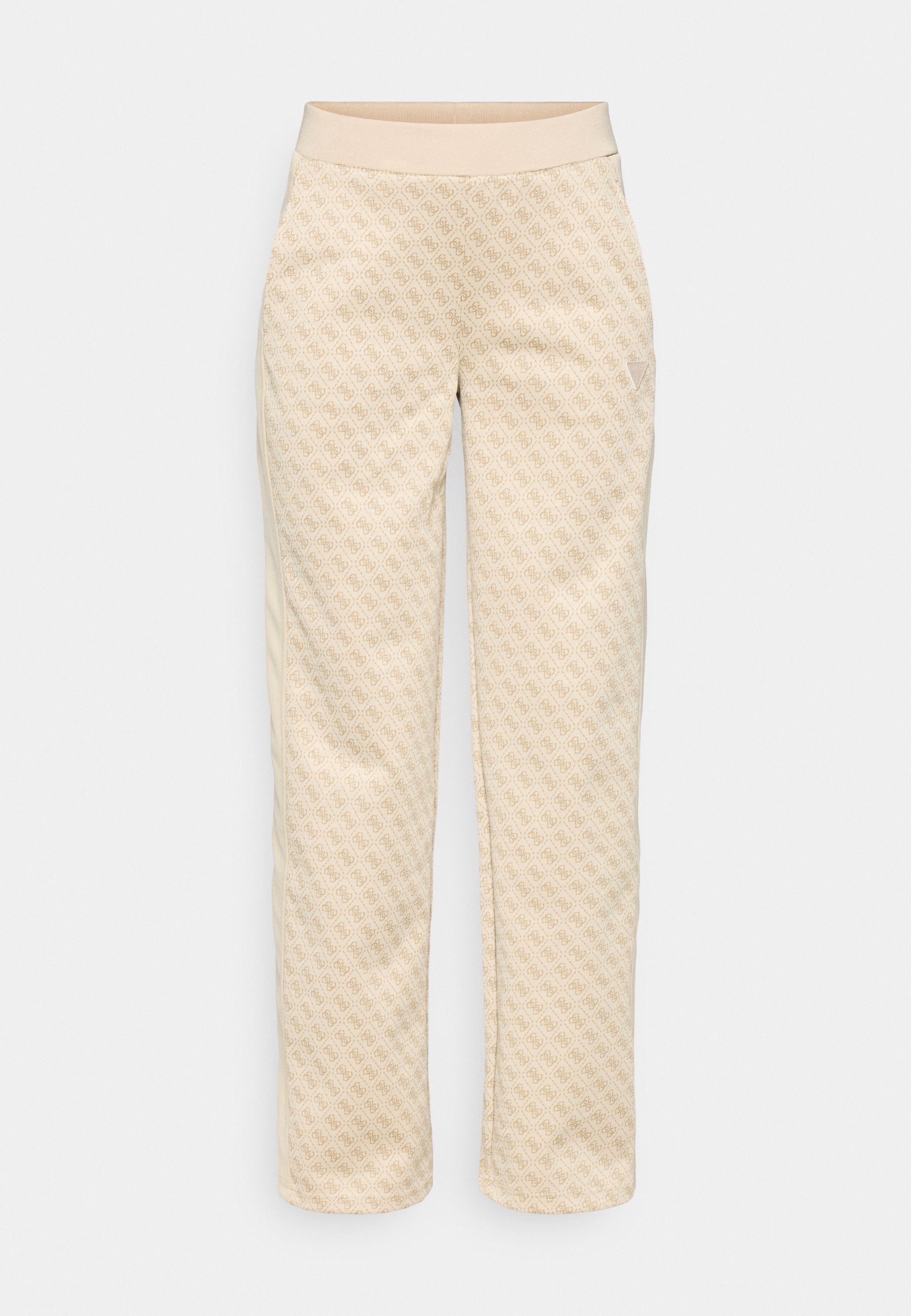 MAYA WIDE LEG PANTS - Tracksuit bottoms - beige