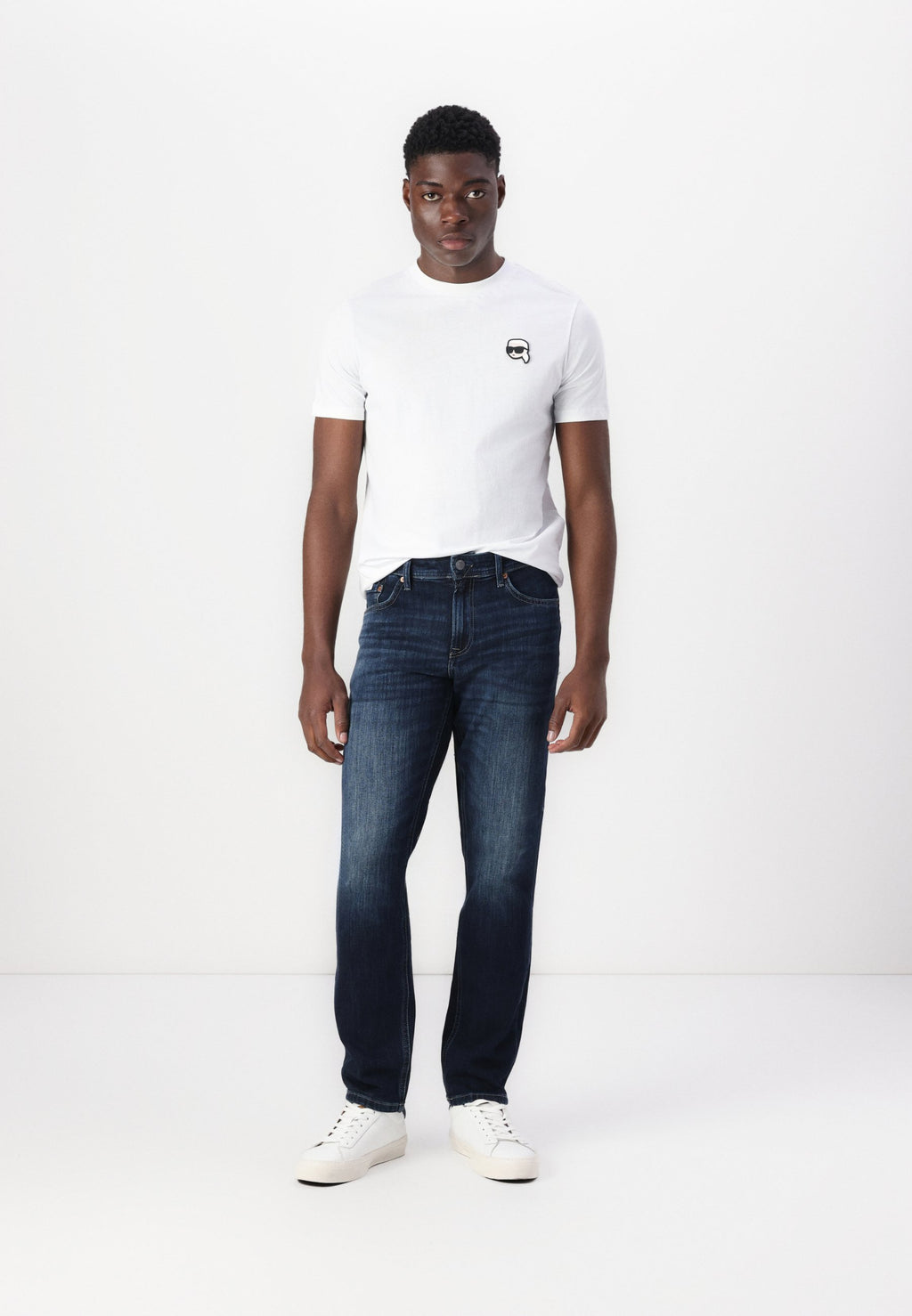 CREWNECK - Print T-shirt - white