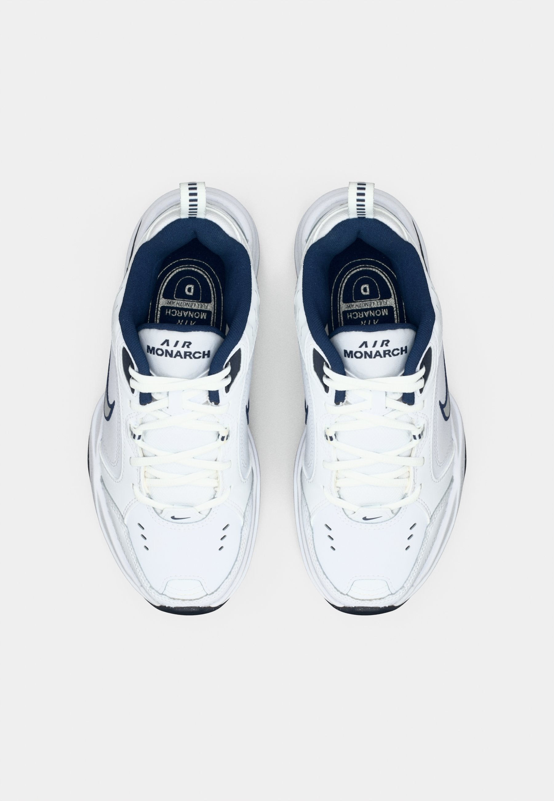 AIR MONARCH IV - Training shoe - white/metallic silver-coloured/midnight navy