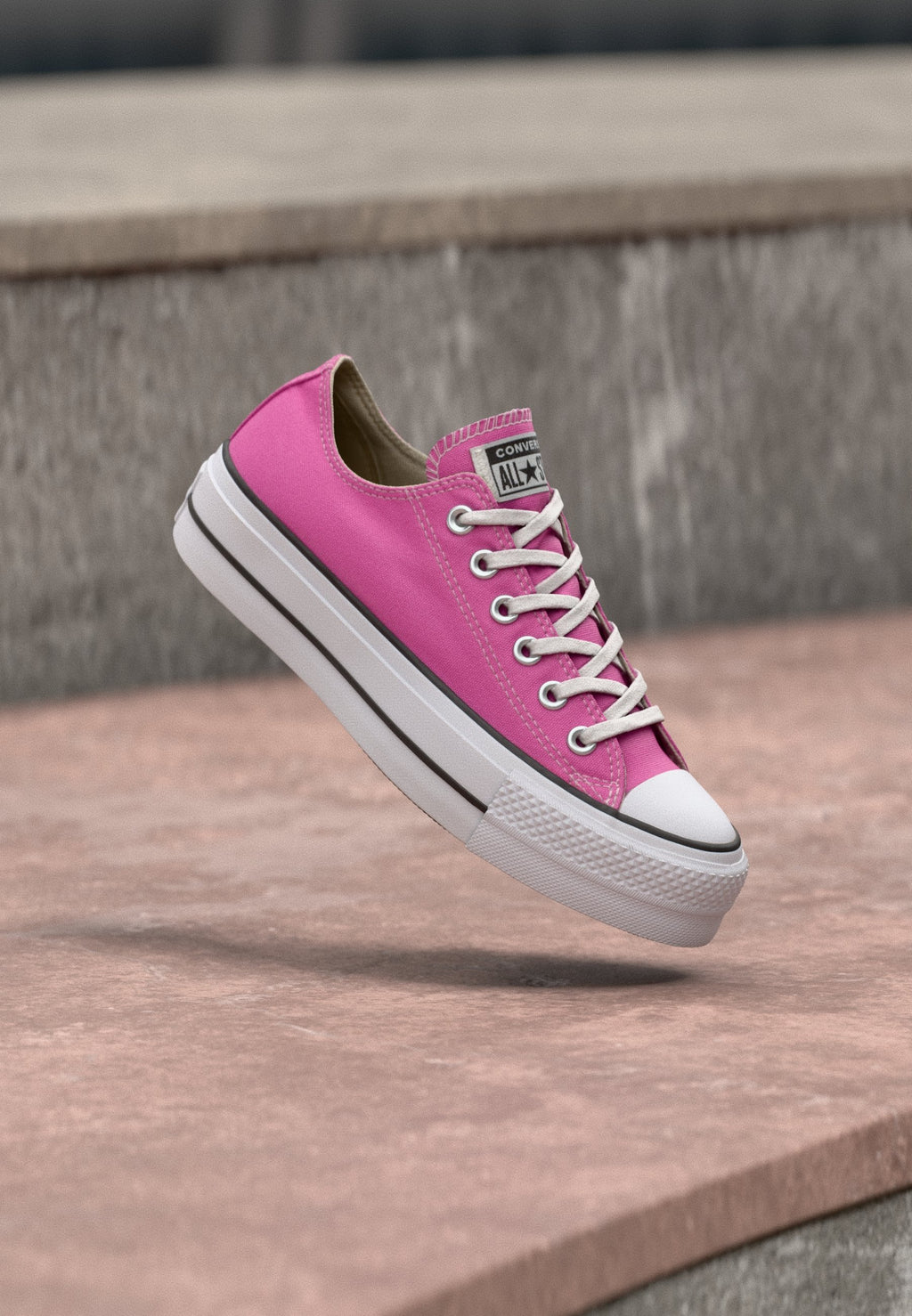 CHUCK TAYLOR ALL STAR LIFT - Baskets - shocking orchid/blanc/noir