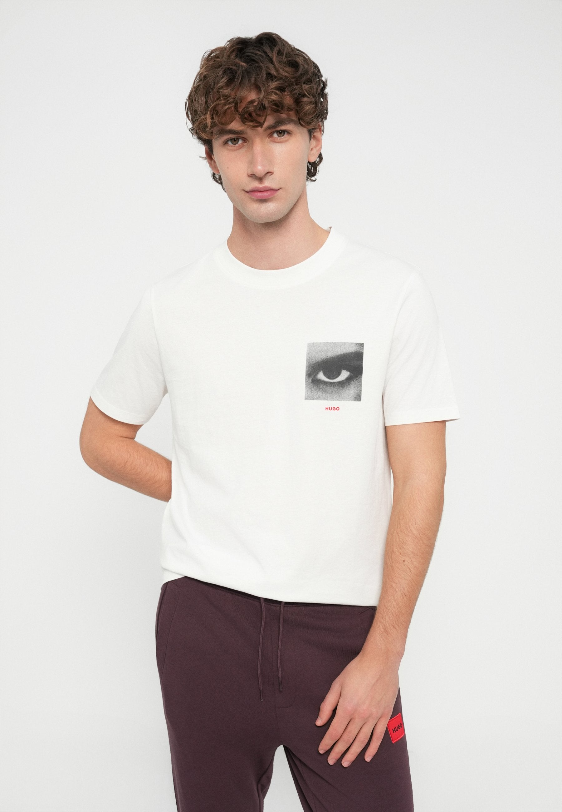 DEYSS - Print T-shirt - natural