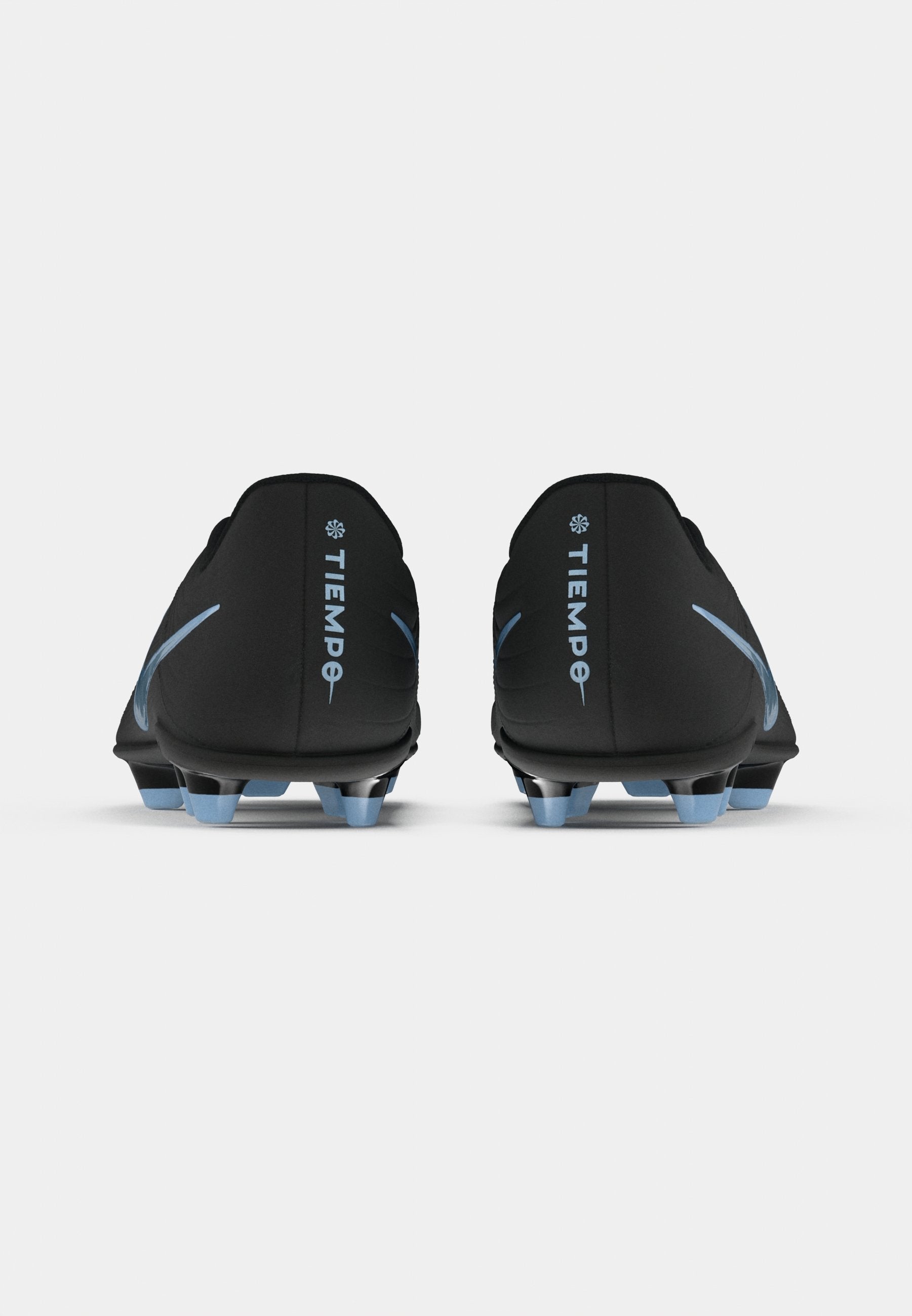 TIEMPO MAESTRO CLUB FG/MG UNISEXE - Chaussures de football sur terrain synthétique - noir/bleu glacier