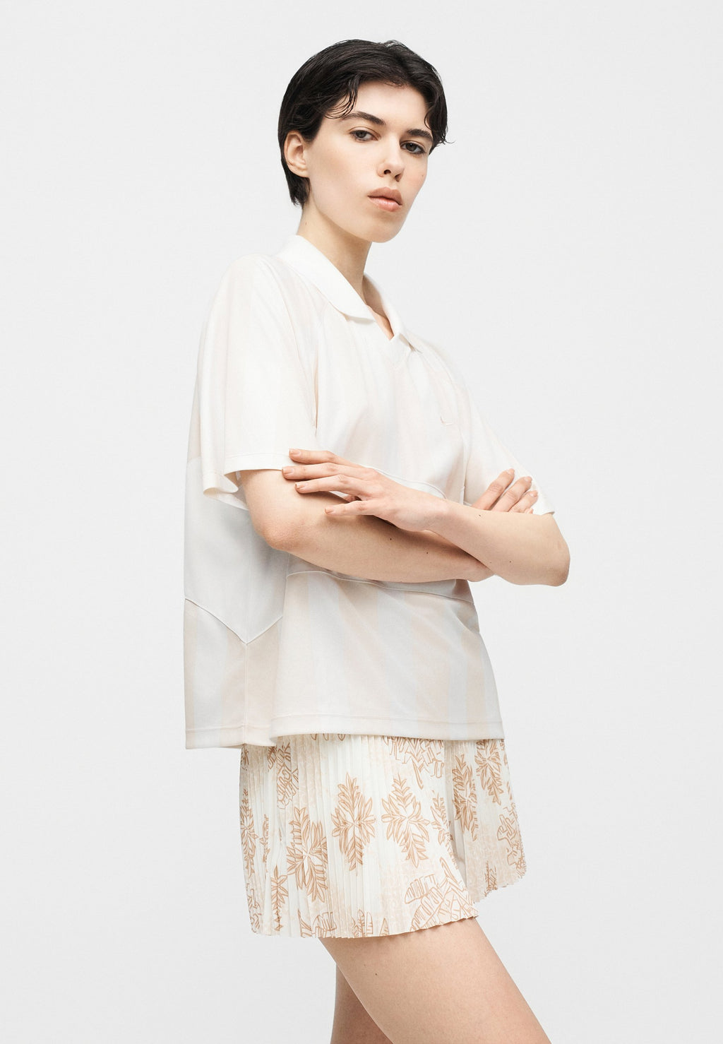 Polo - craie/blanc/orange arctique
