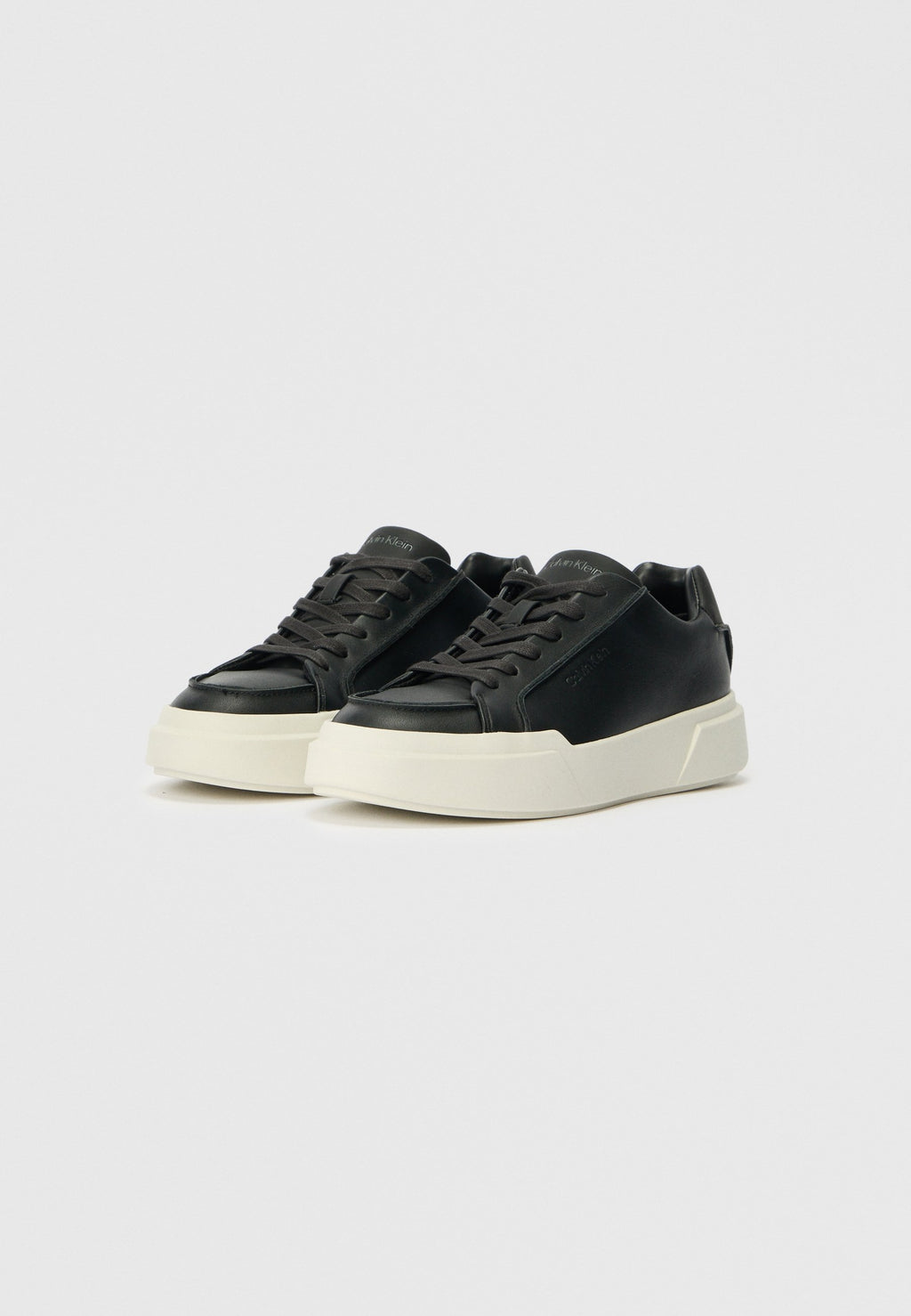 CUPSOLE LACE UP - Baskets basses - black/vaporous white