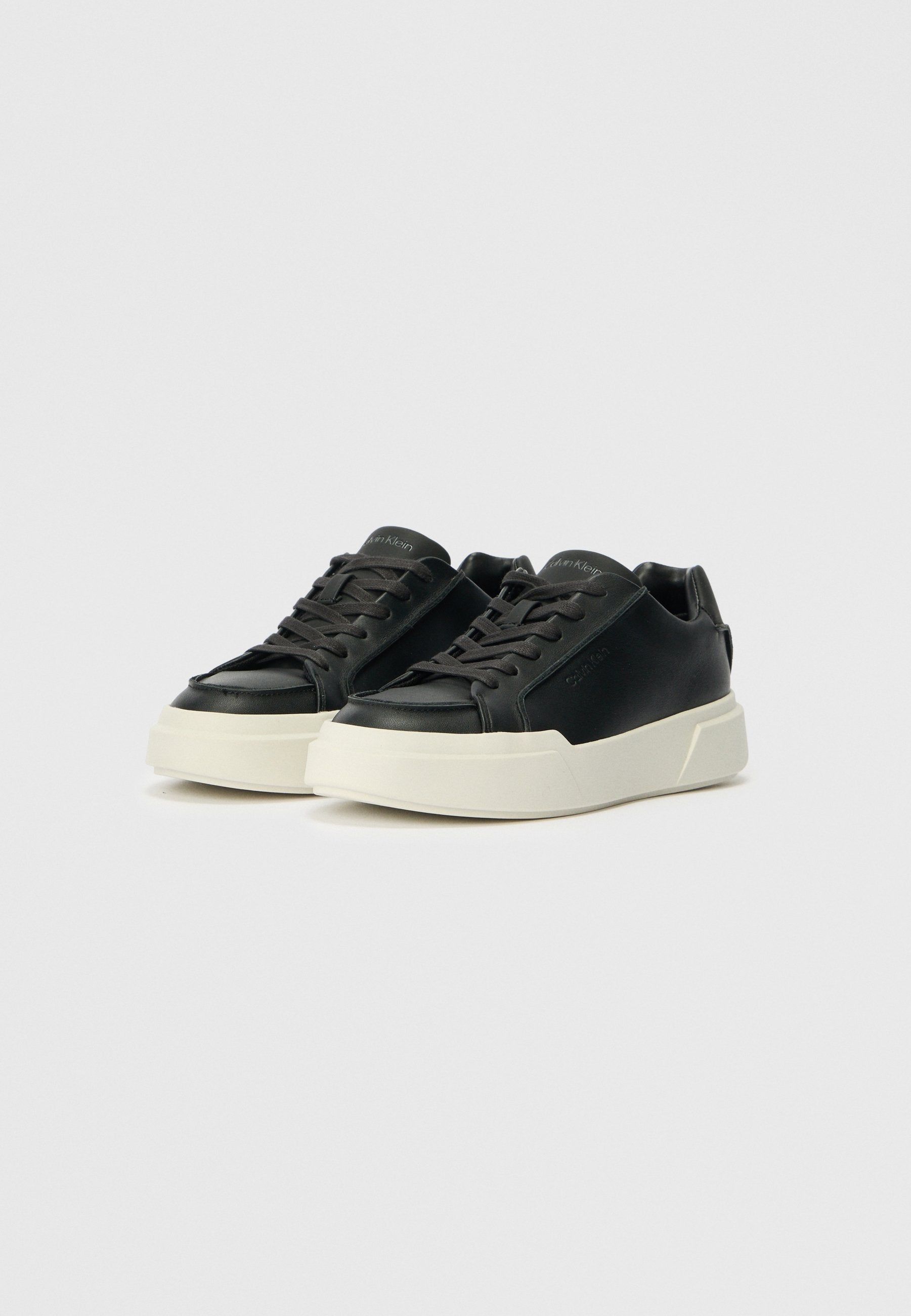 CUPSOLE LACE UP - Baskets basses - black/vaporous white