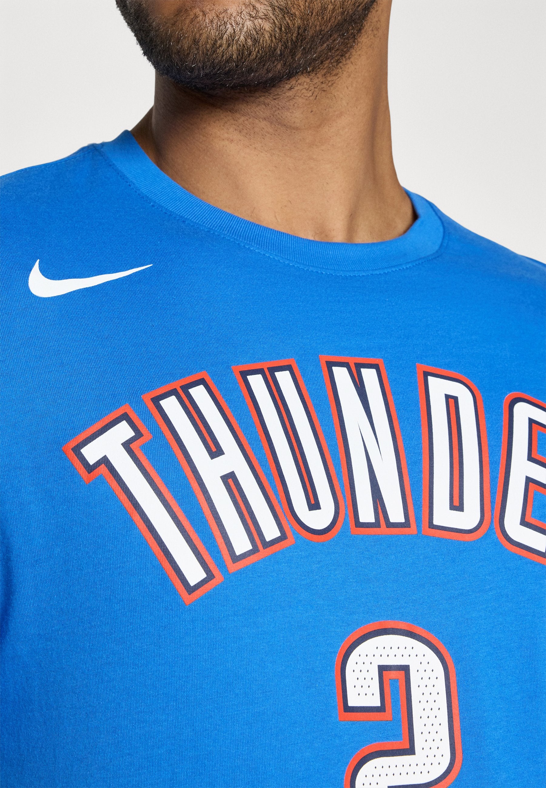 NBA OKLAHOMA CITY THUNDER SHAI GILGEOUS-ALEXANDER TİŞÖRT - Kulüp kıyafeti - sinyal mavisi