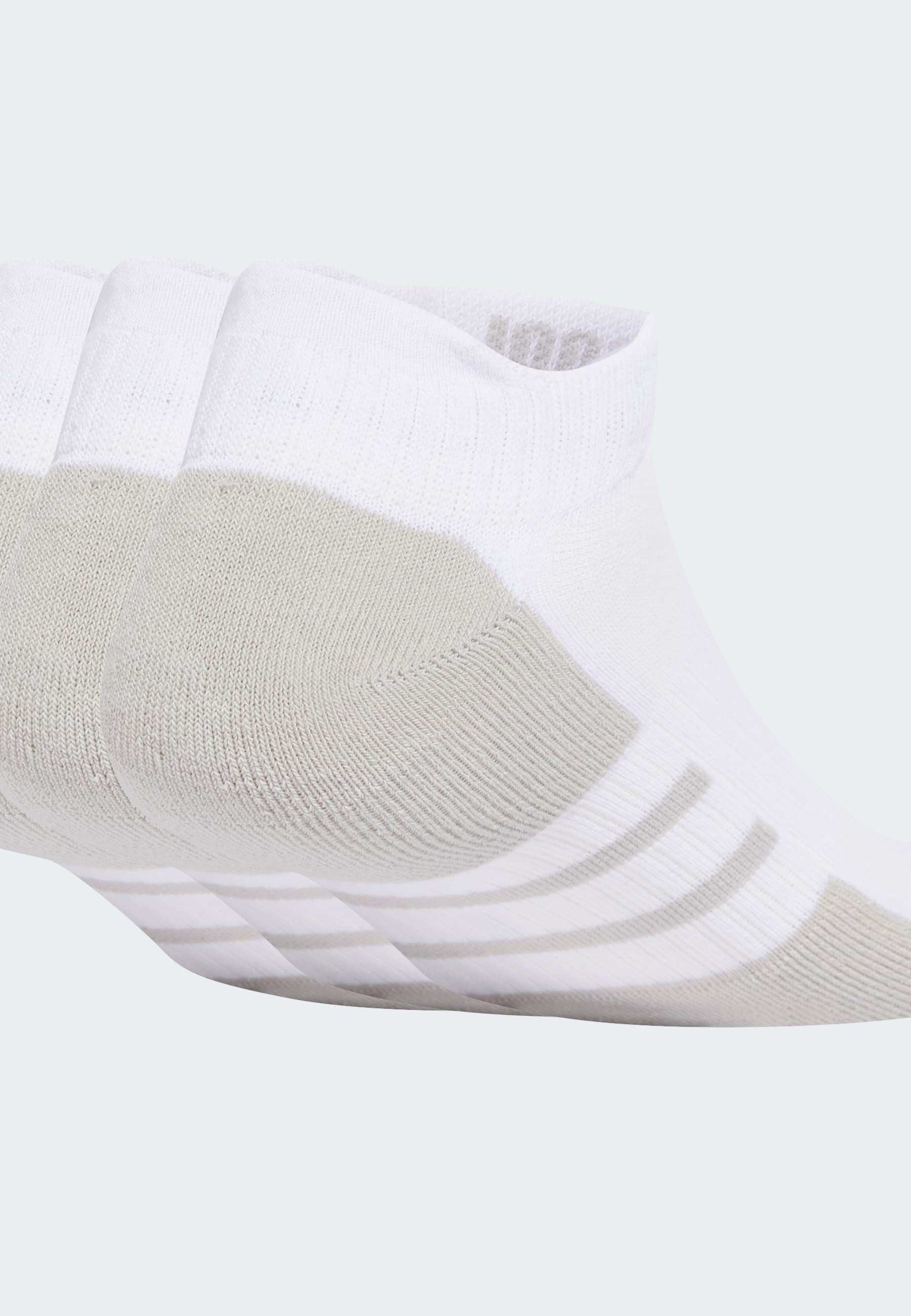 ESSENTIALS CLIMACOOL LOW CUT 3 PAIR PACK - Sports socks - white/grey two