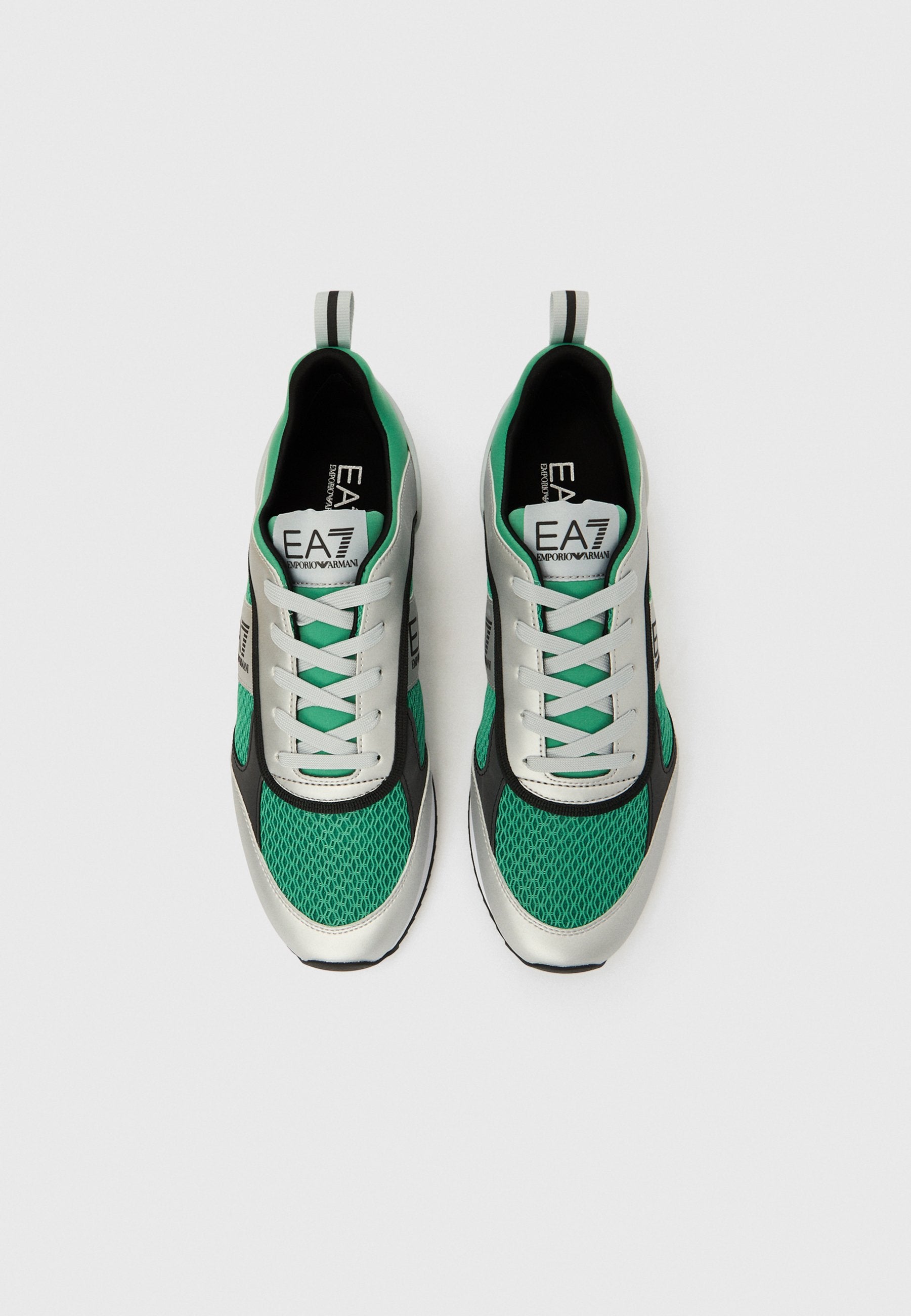 UNISEX - Trainers - silver-coloured/holly green/black
