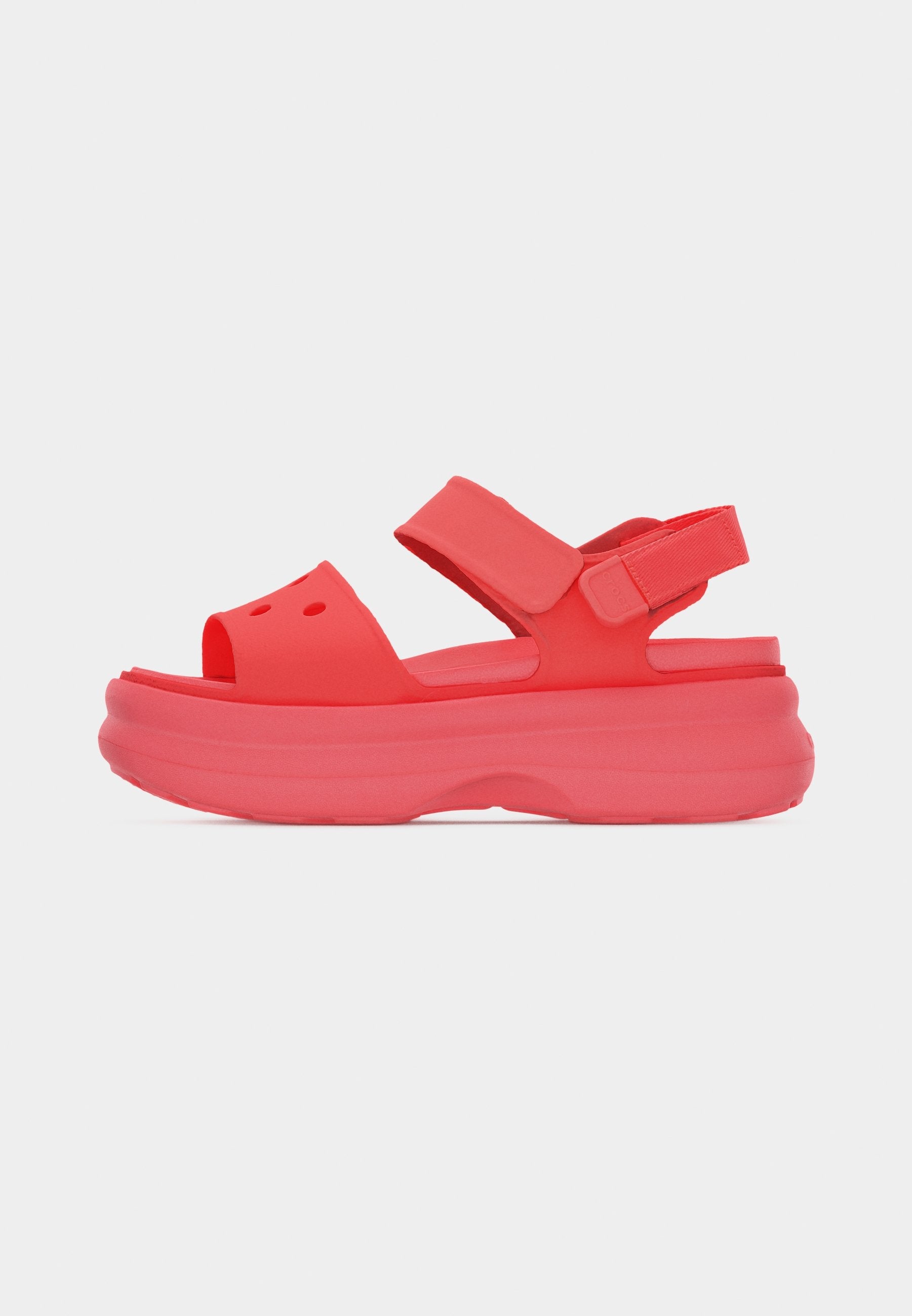 SOHO FROSTED - Platform sandals - guava