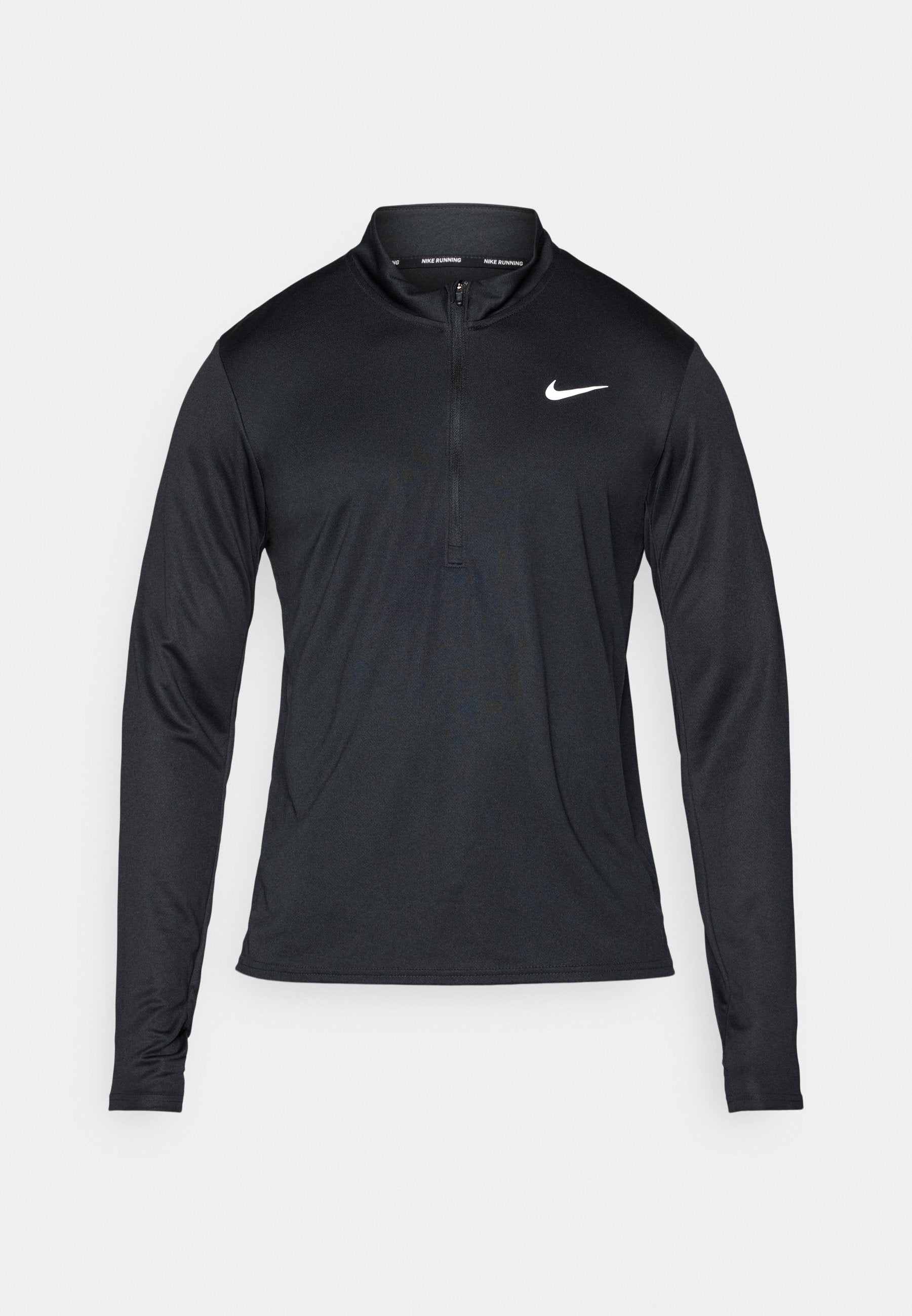 PACER TOP - Long sleeved top - black/reflective silver-coloured