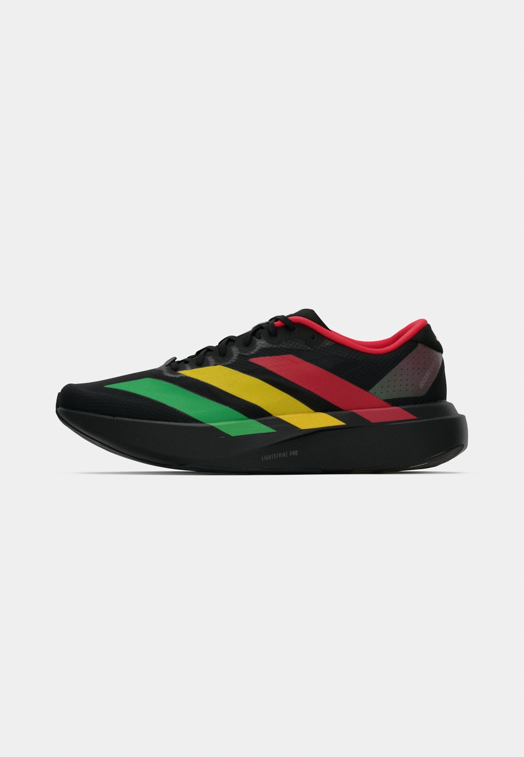 ADIZERO EVO SL - Trainers - core black/vivid green/bold gold-coloured