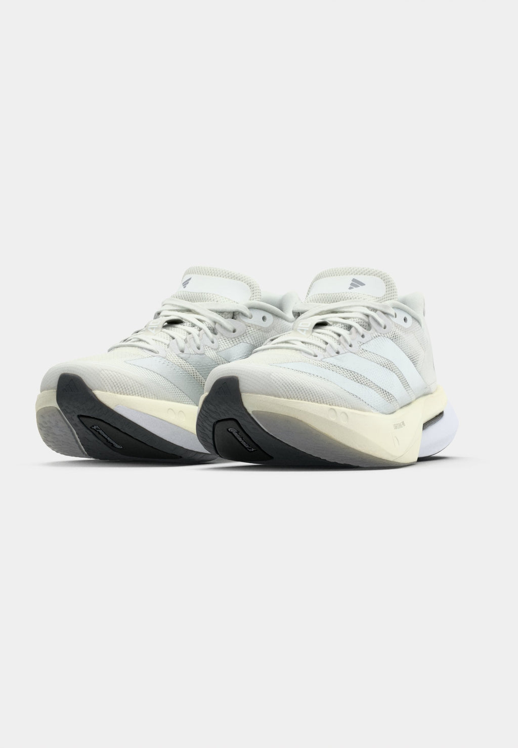 ADIZERO BOSTON - Road running shoes - footwear white/matte silver-coloured/dash grey