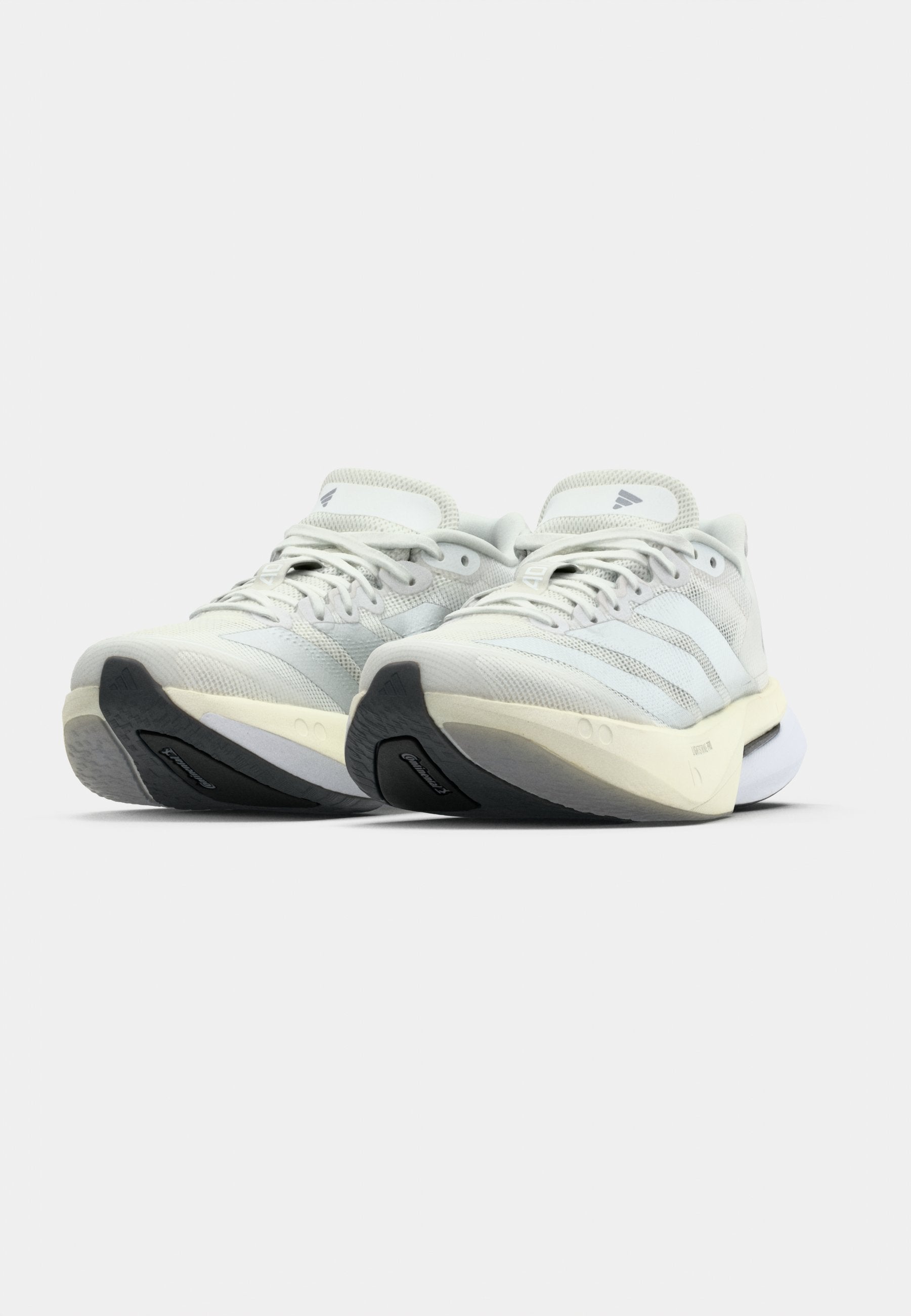 ADIZERO BOSTON - Road running shoes - footwear white/matte silver-coloured/dash grey