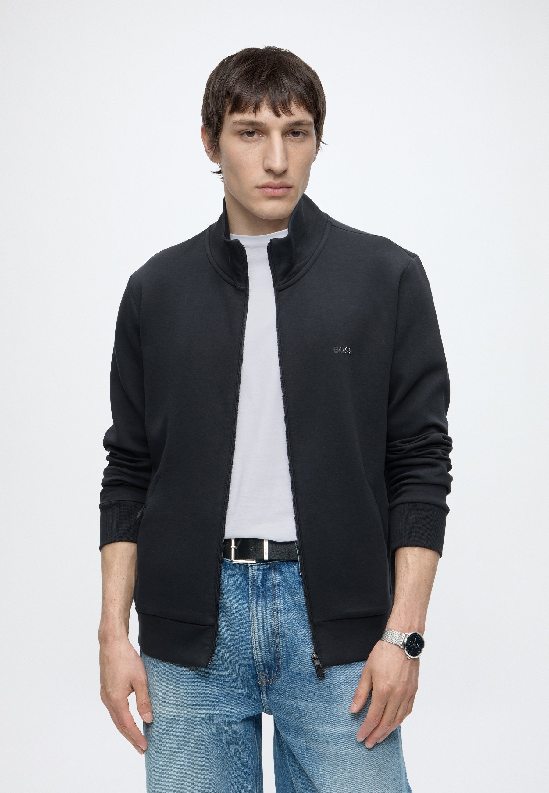 SKAZ - Zip-up sweatshirt - dark blue