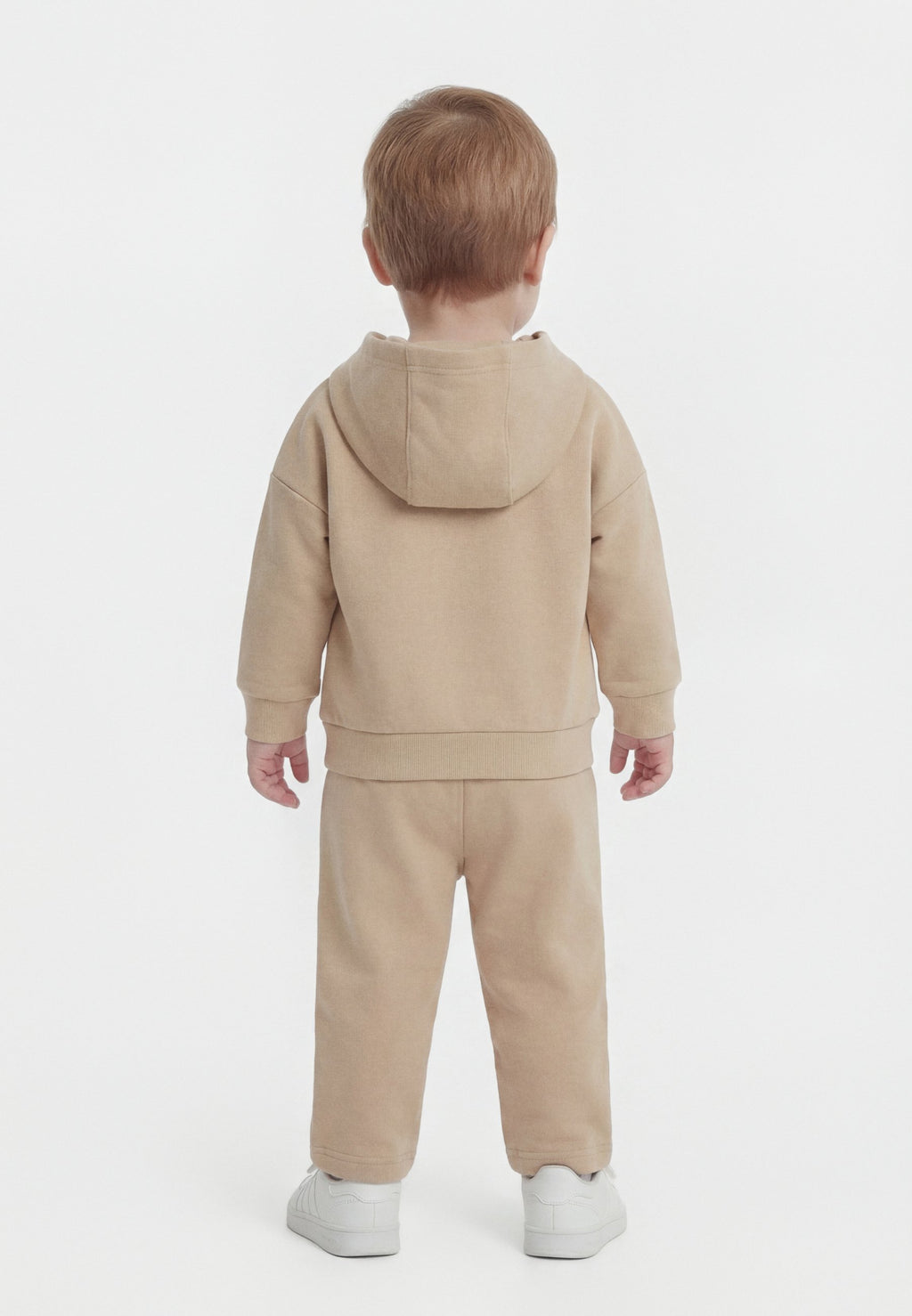 OVERSIZED HOODIE OPEN HEM PANT INFANT UNISEX SET - Hoodie - stone khaki