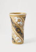 VASE 26 CM - Vase - white/black/yellow