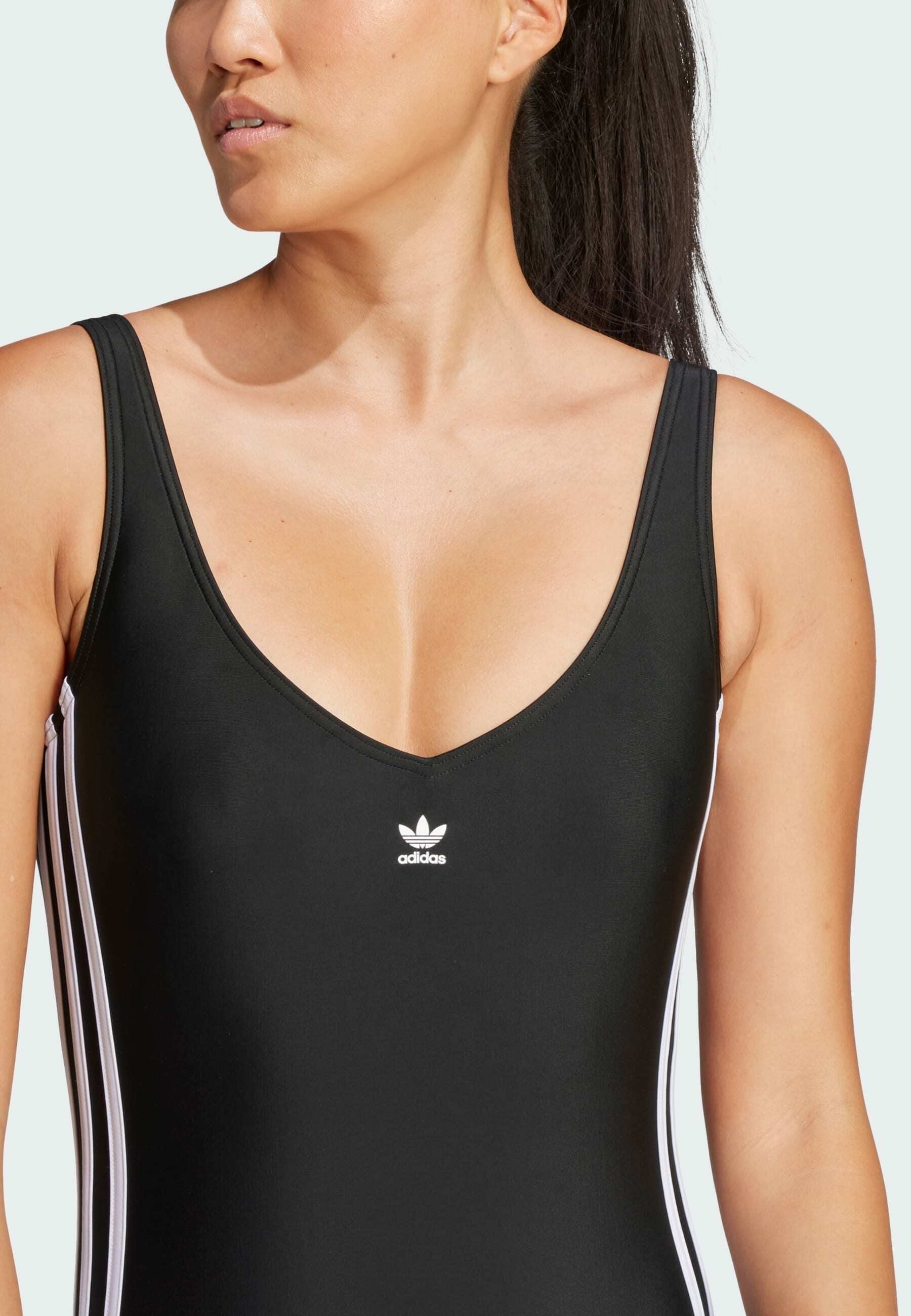 ADICOLOR 3-STRIPES - Swimsuit - black