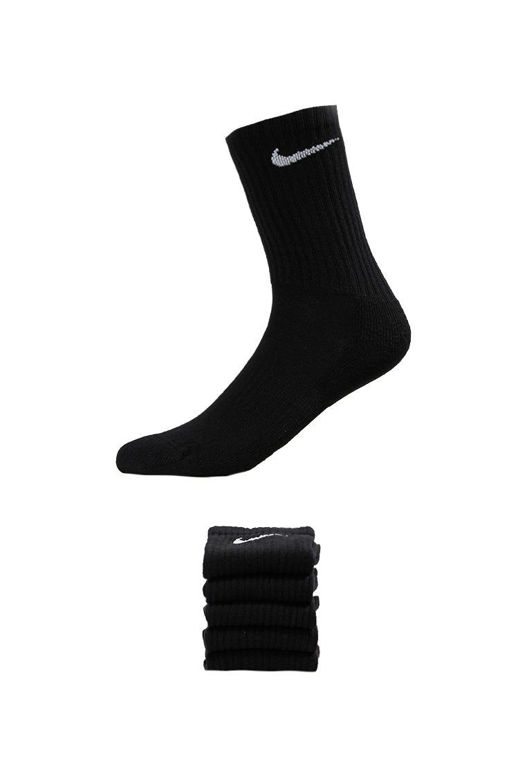 EVERYDAY CUSH CREW UNISEX 6 PACK  - Sports socks - black/white