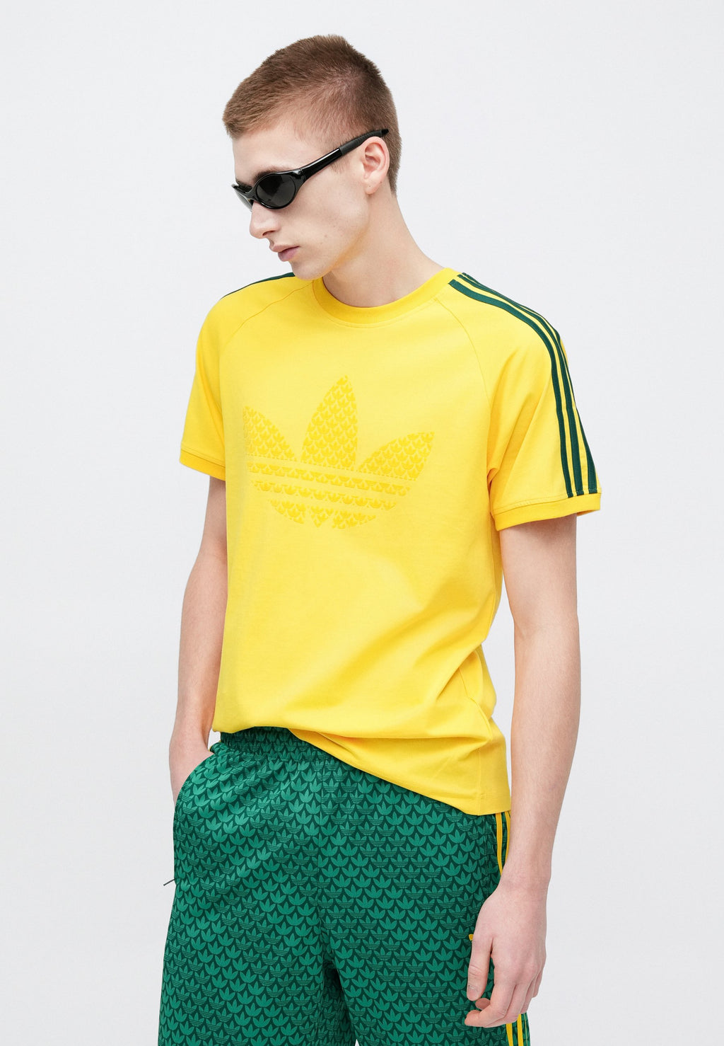 FIREBIRD MONOGRAM - Tracksuit bottoms - collegiate green