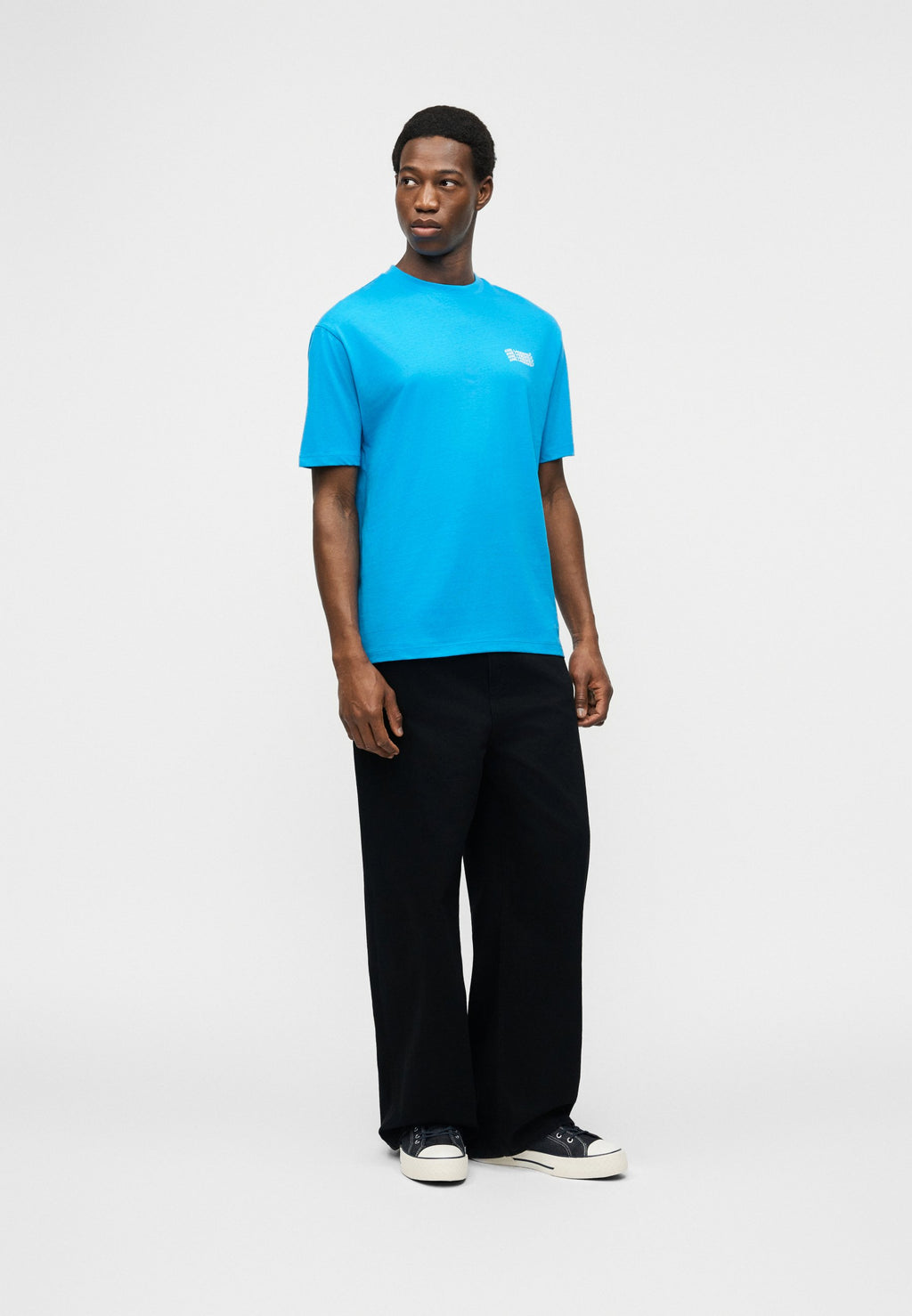 CREWNECK - Print T-shirt - cornflower