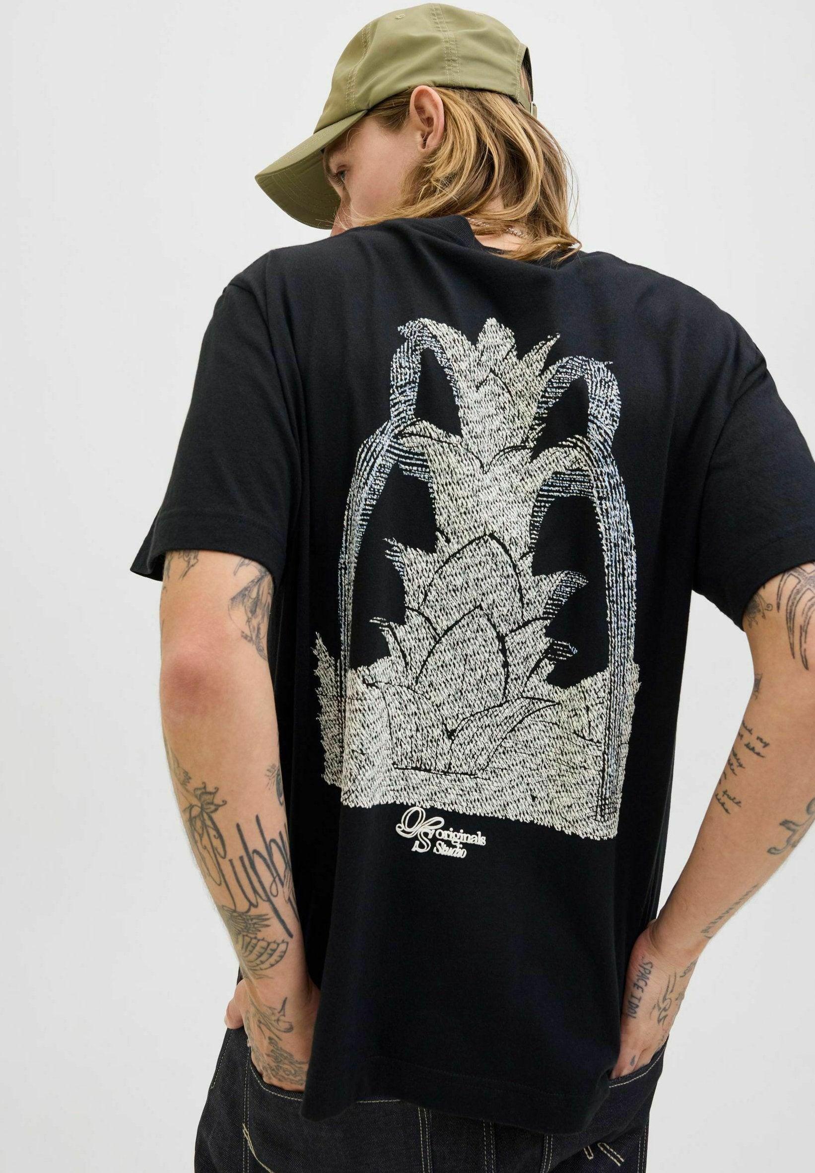 T- - Print T-shirt - black