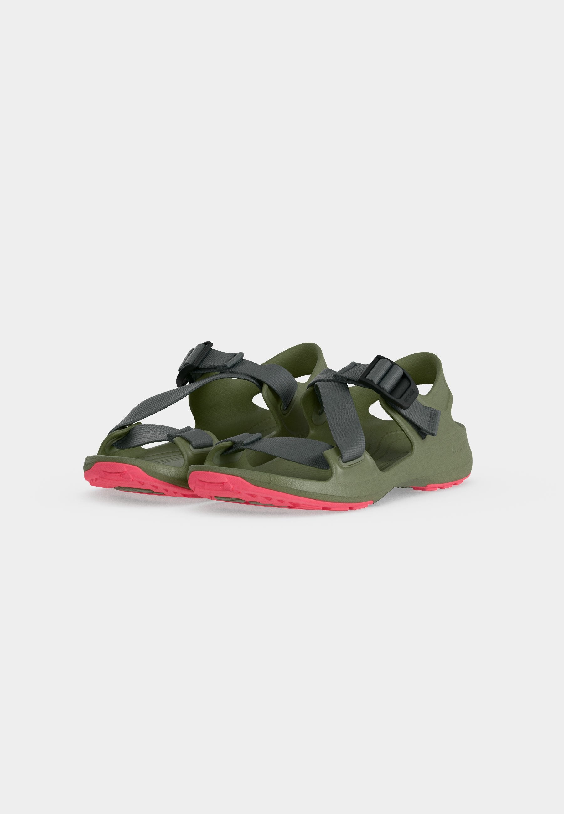 QUICK UNISEX - Walking sandals - cargo/pink blast