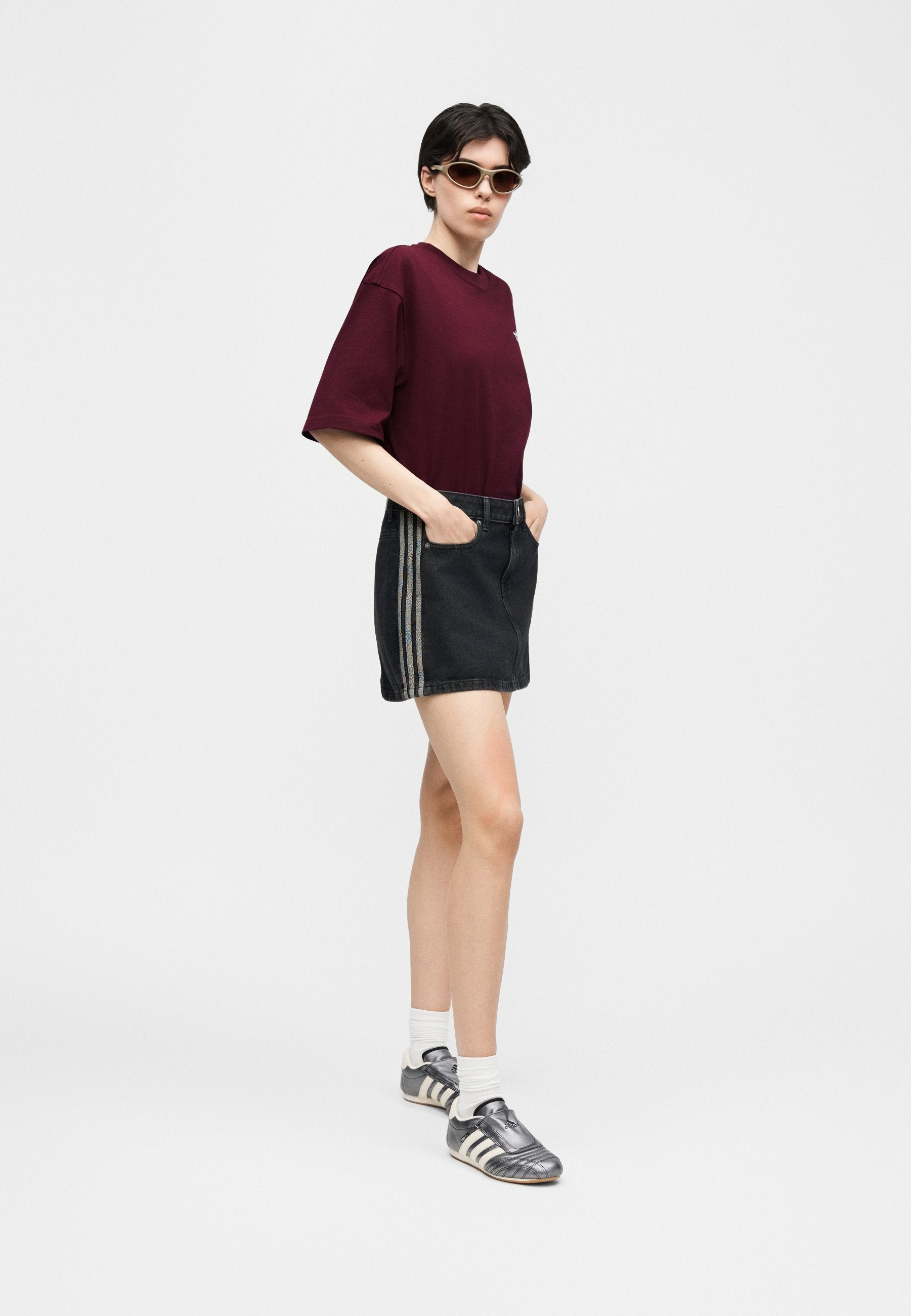 ESS TEE OS - Basic T-shirt - maroon