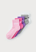 UNISEX 5 PACK - Sports socks - true pink/pink fusion/violet fusion/medium grey heather