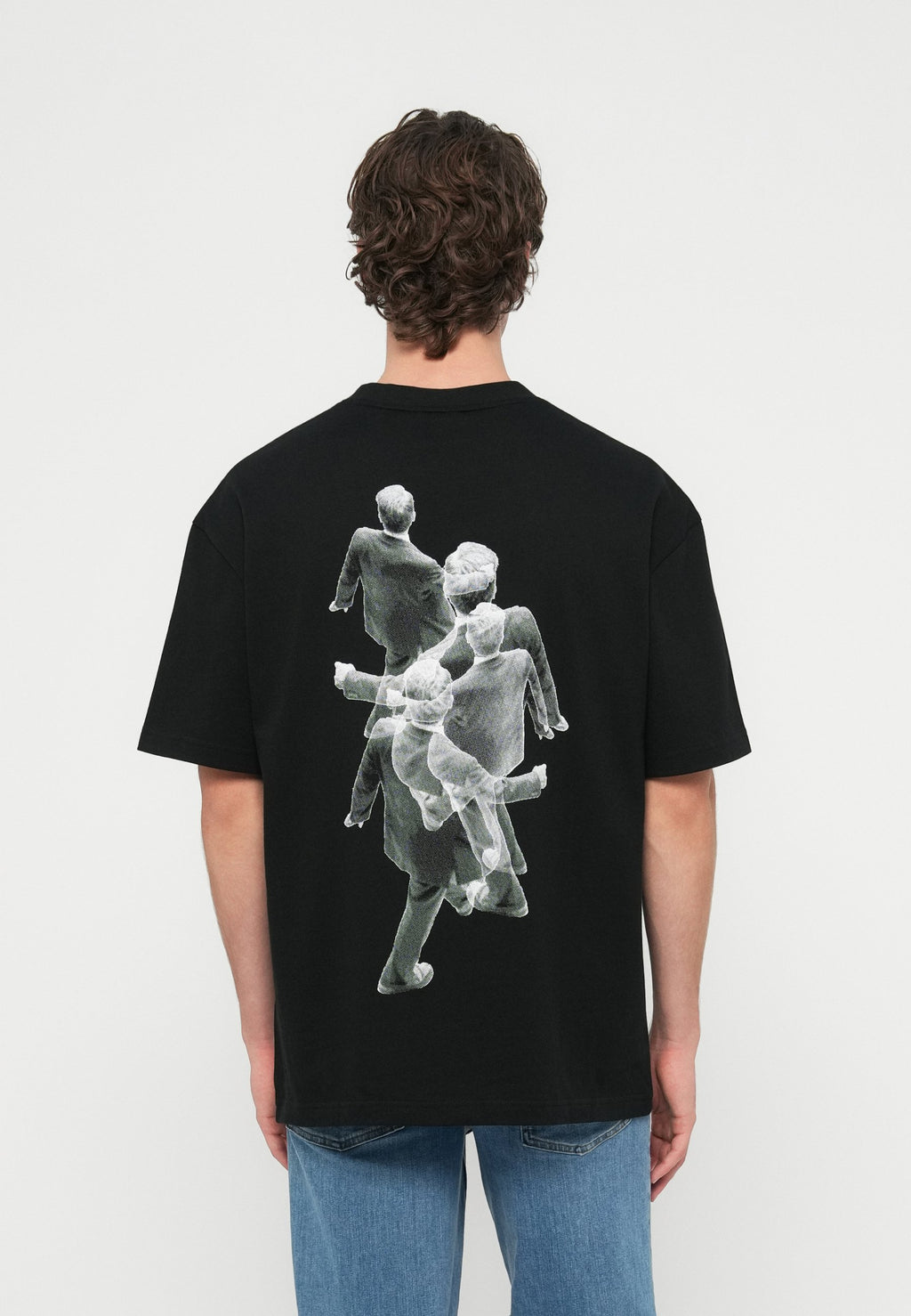 DOLLO - Print T-shirt - black