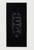 SPRAY LOGO - Beach towel - black