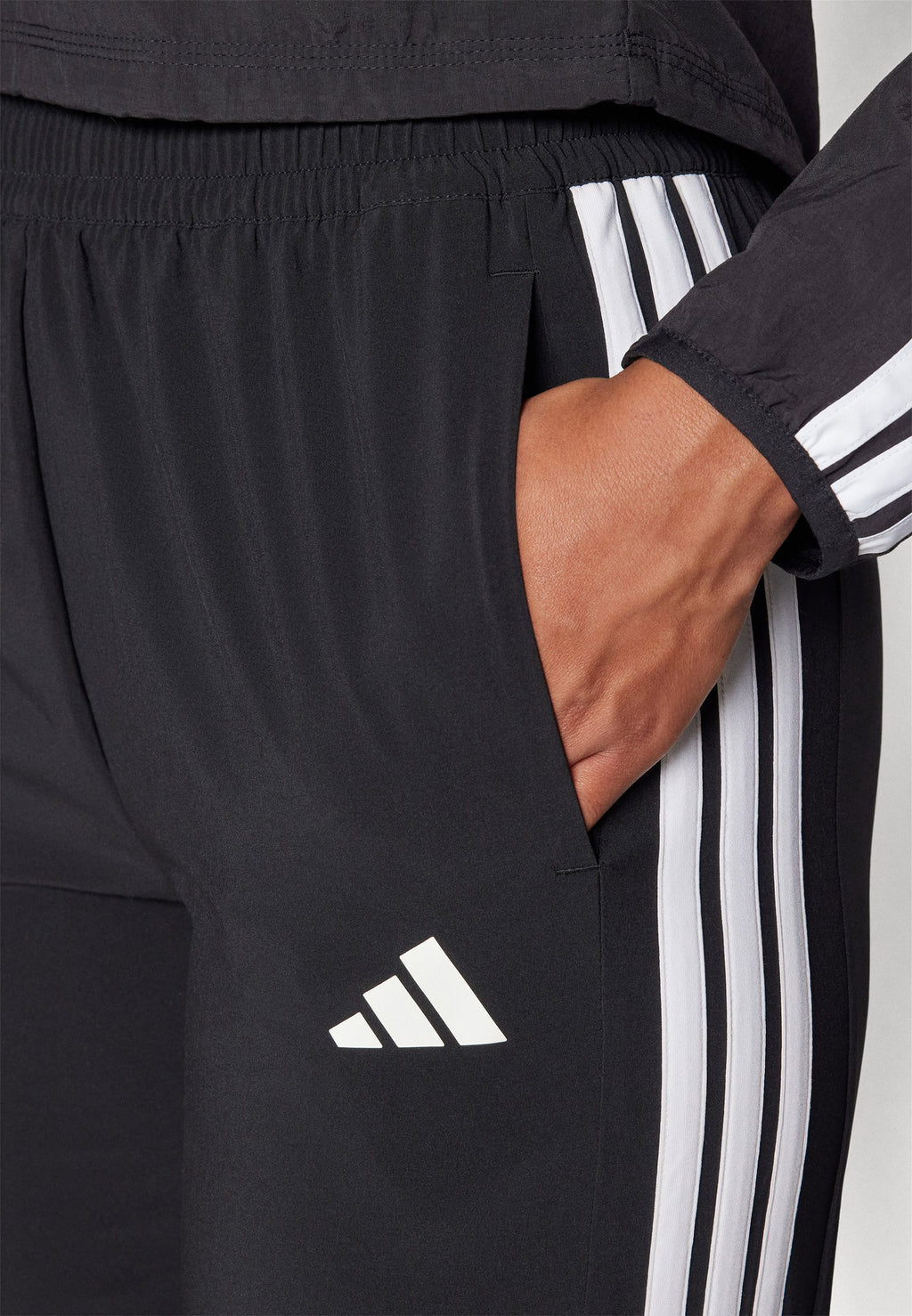 Tracksuit bottoms - black/white