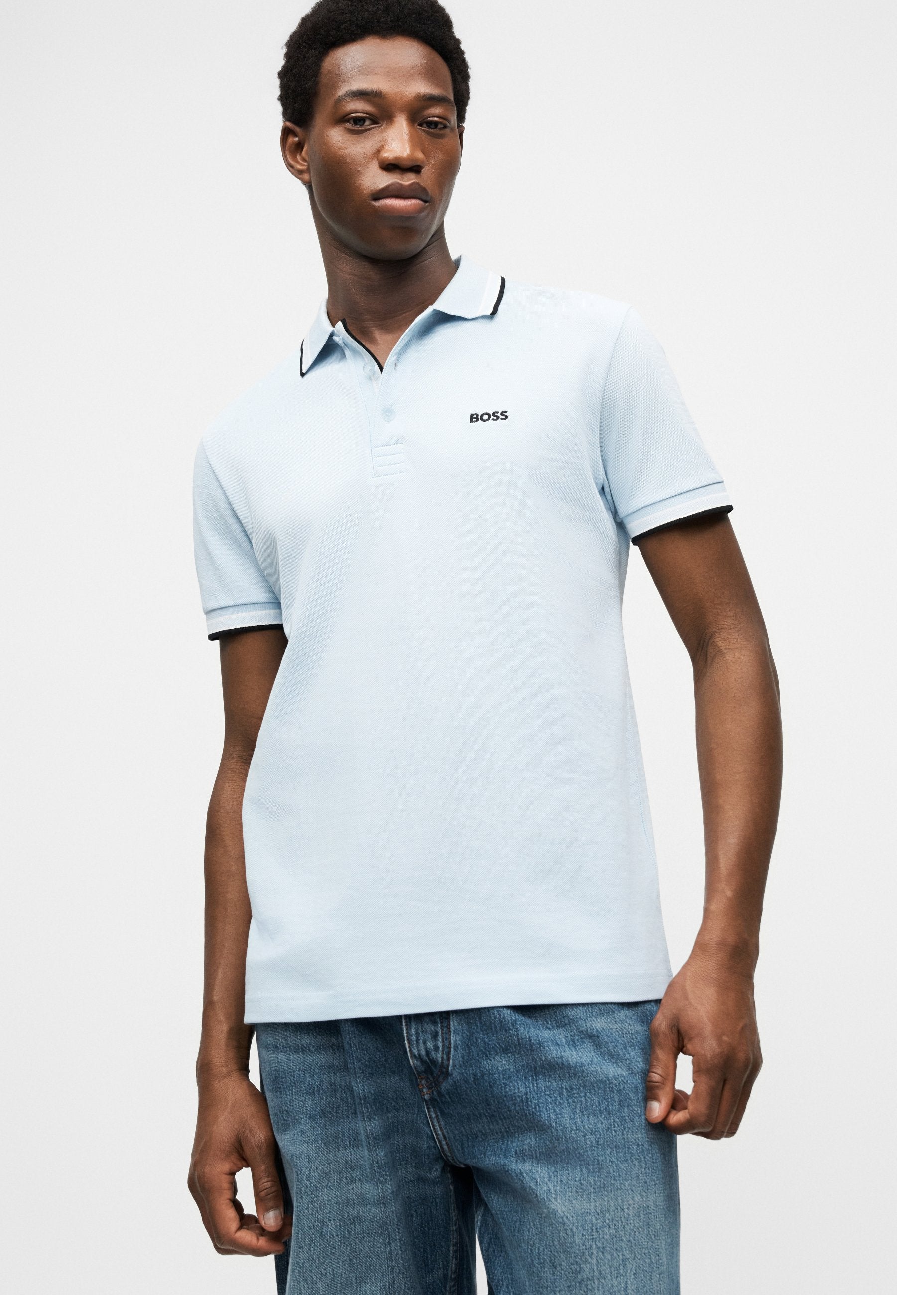 PADDY - Polo shirt - open blue